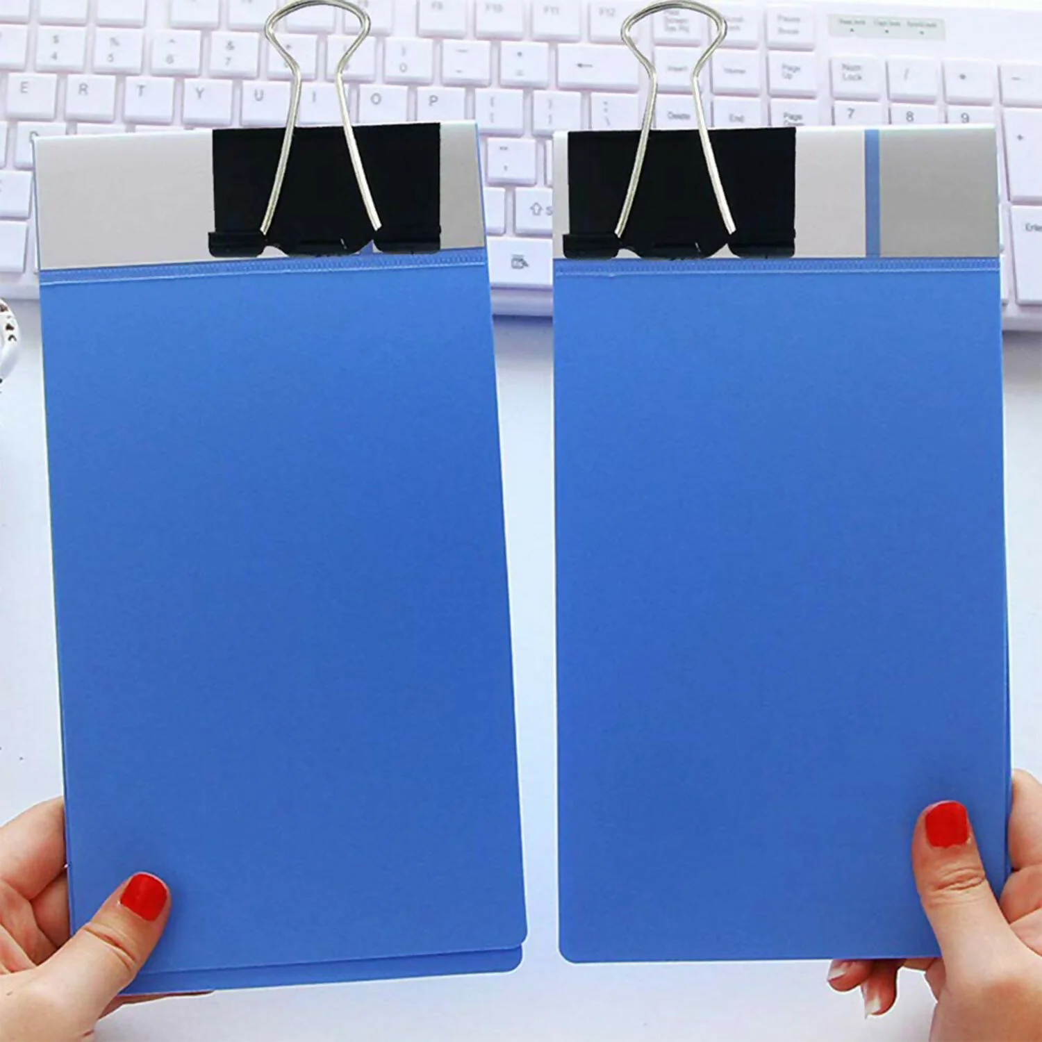 Heavy Duty Binder Clips Set with Strong Spring Grip for Office & School Use (51 mm, 12 Pieces) - Image 2