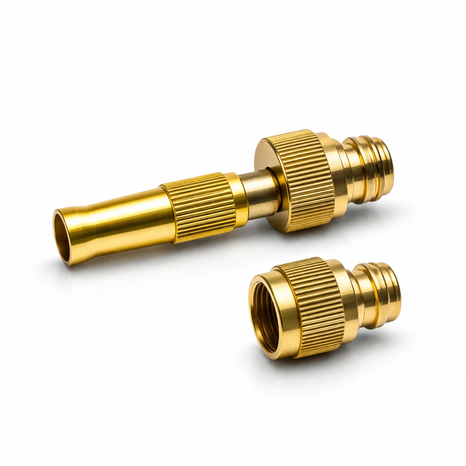 Heavy Duty Brass Garden Hose Spray Nozzle (1 Set) - Image 5