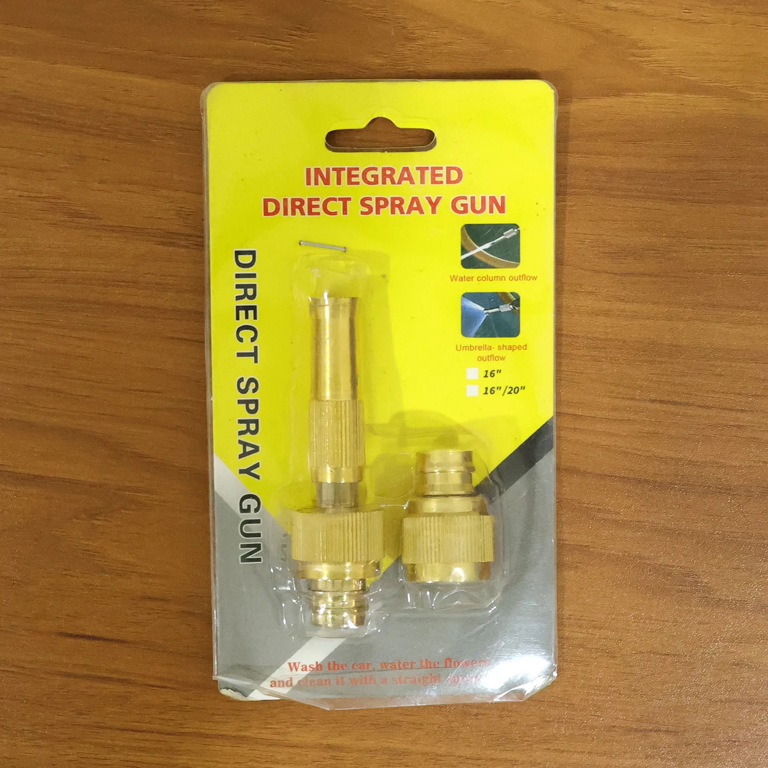 Heavy Duty Brass Garden Hose Spray Nozzle (1 Set) - Image 8