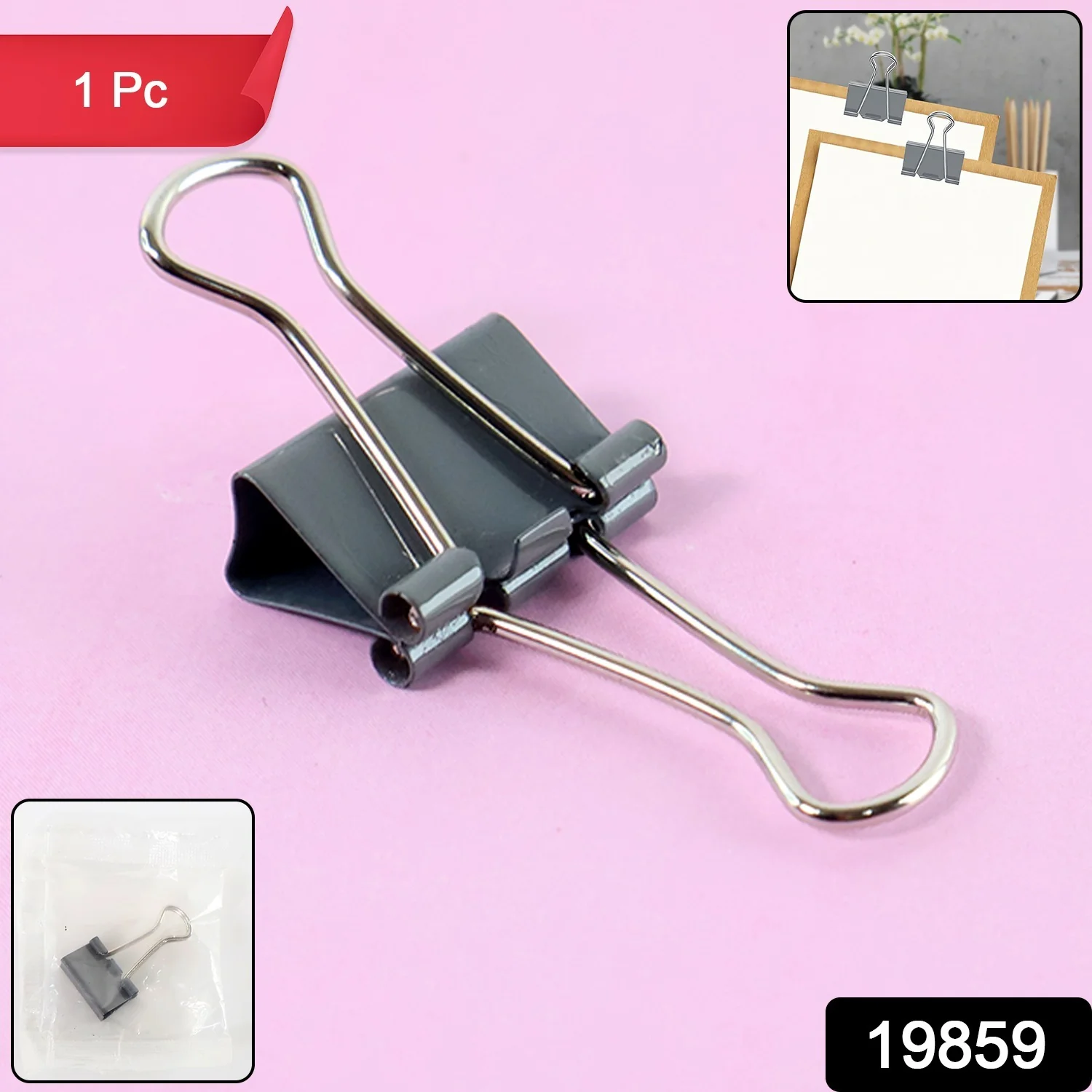 Heavy-Duty Foldback Binder Clip - (1 Pc) - Image 2