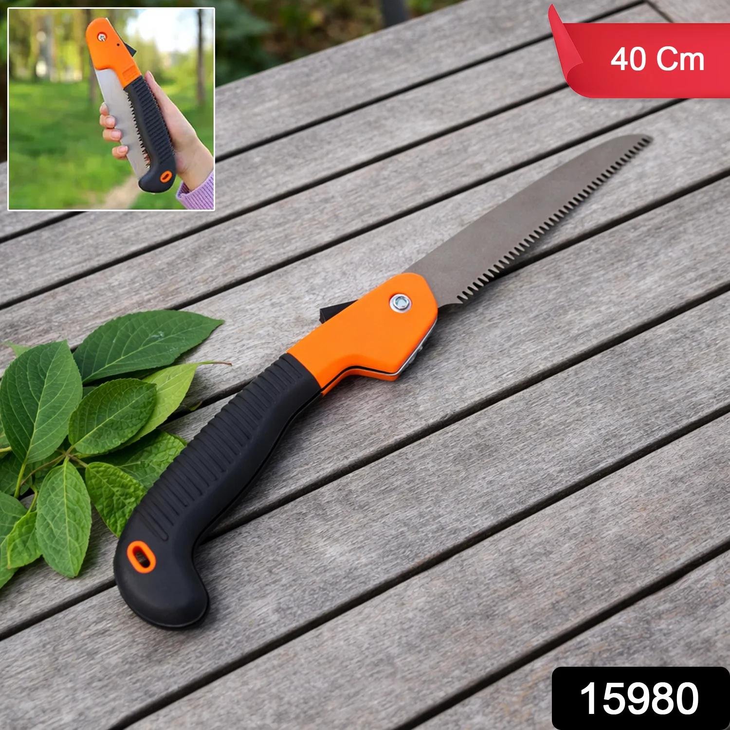 Heavy Duty Folding Garden Hand Saw  –40 cm - Image 2
