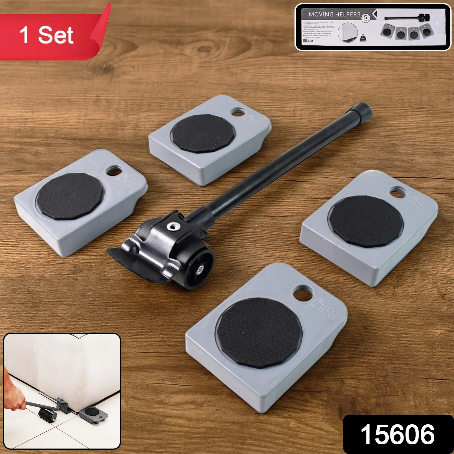 Heavy Duty Furniture Lifter and Moving Tool Set - Image 2