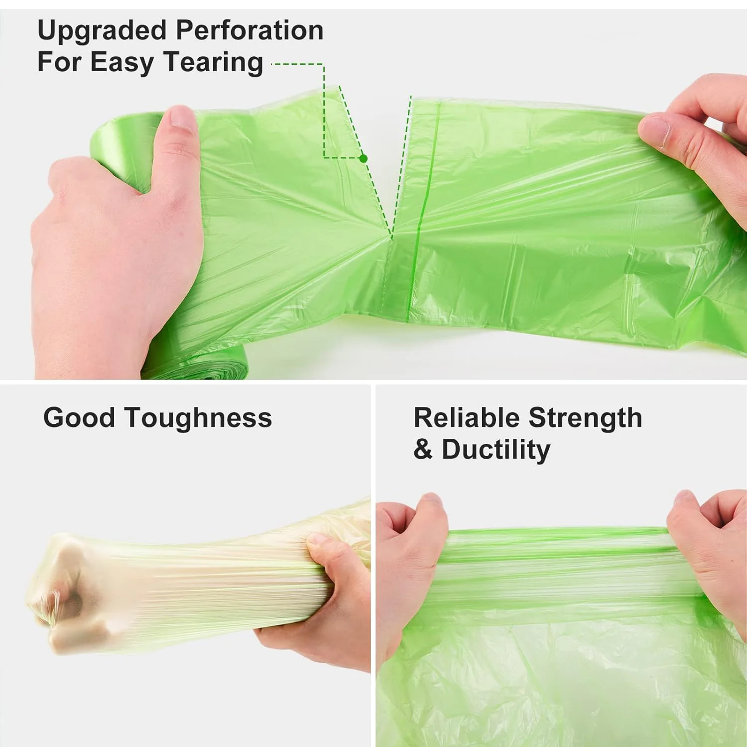 Heavy-Duty Garbage Bags - 55 × 40 cm (4 Pc / Set) - Image 6