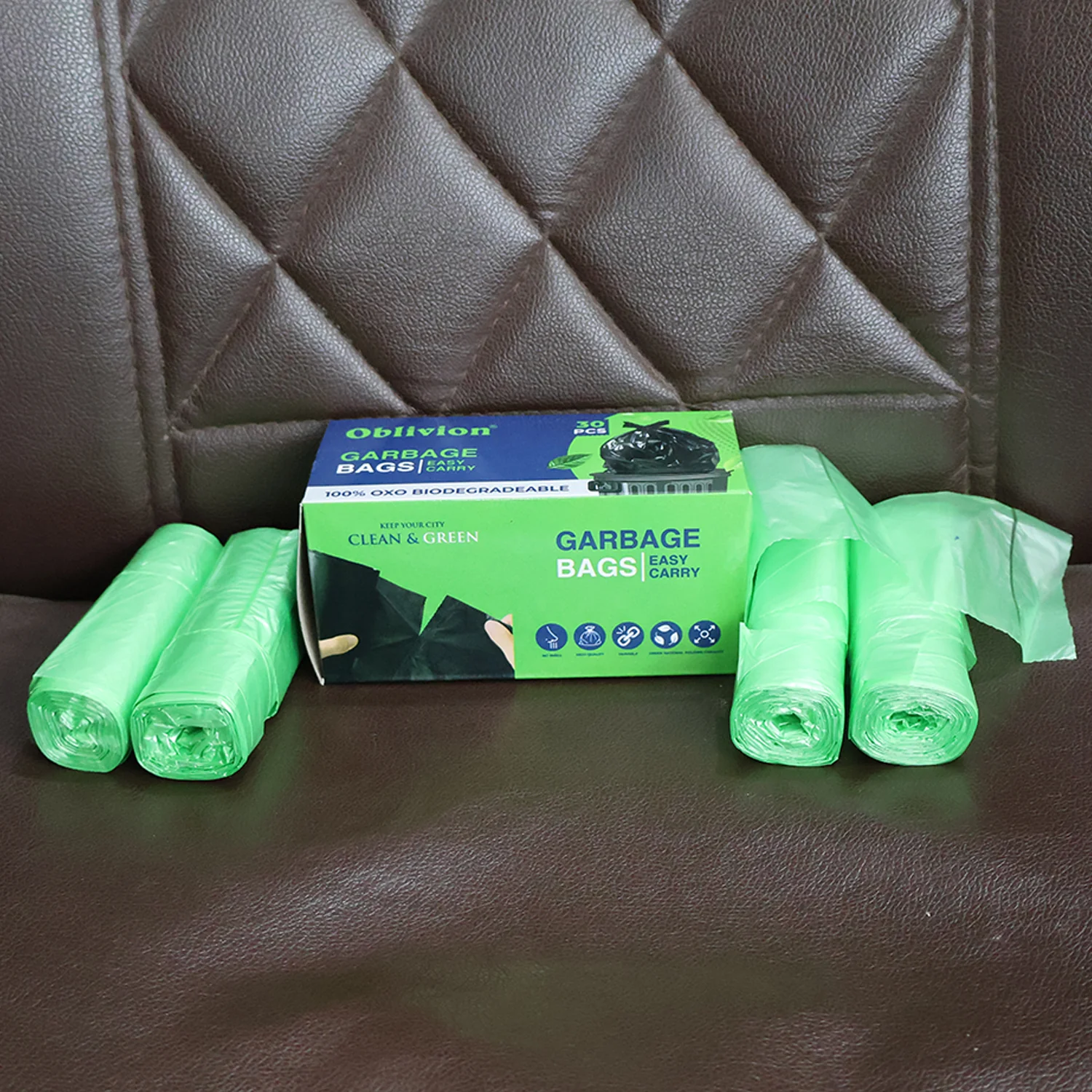 Heavy-Duty Garbage Bags - 55 × 40 cm (4 Pc / Set) - Image 8