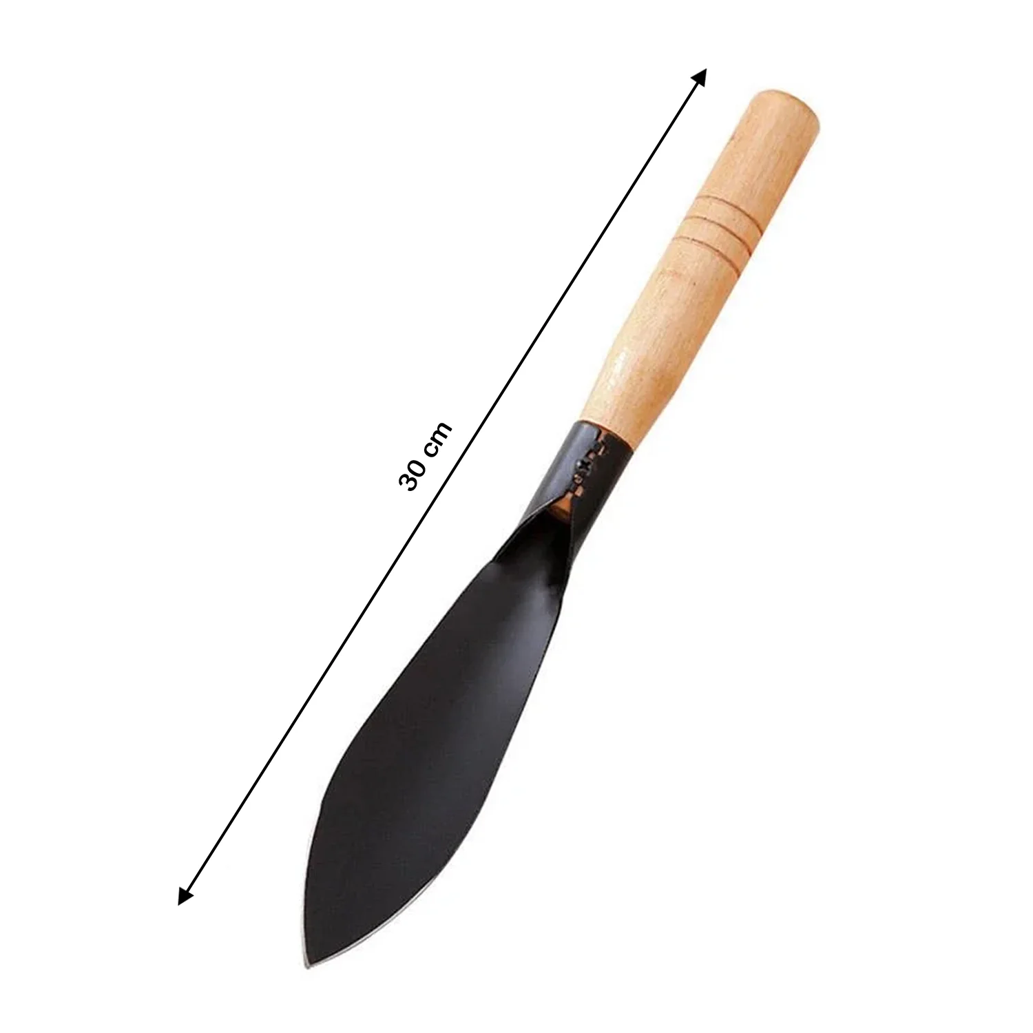 Heavy Duty Gardening Trowel with Wooden Handle (1 Pc) - Image 4