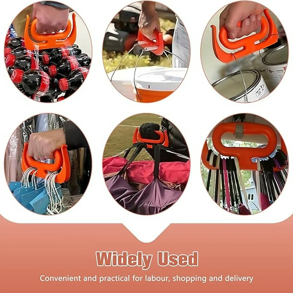 Heavy Duty Grocery Bag Carry Handle Grip Holder (Pack of 1) - Image 7