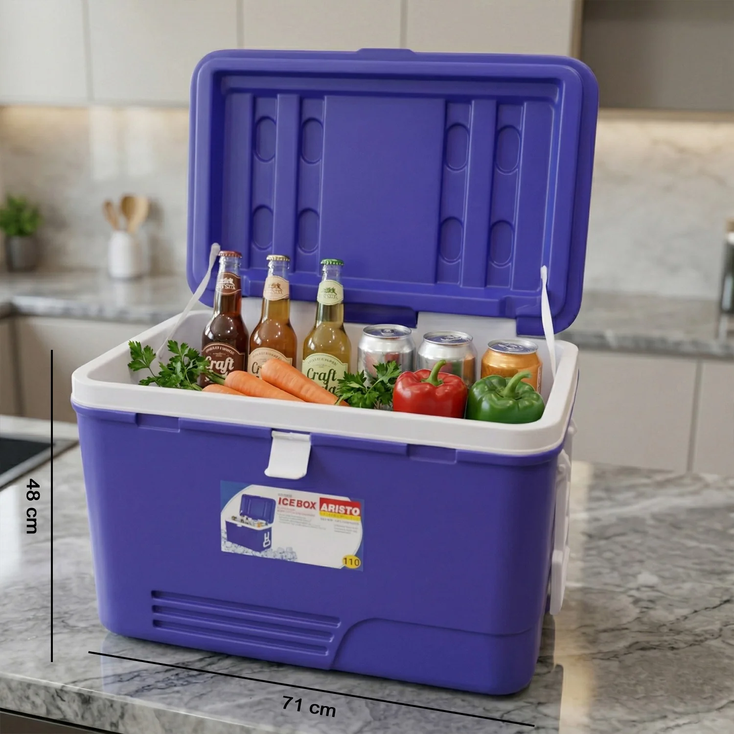 Heavy Duty Insulated Ice Box (1 Pc, 110 Ltr, 71x48 Cm) - Image 6