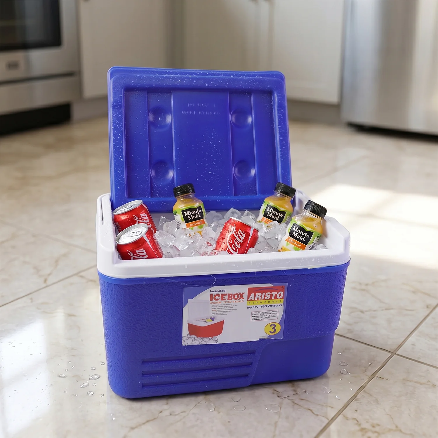 Heavy Duty Insulated Ice Box (1 Pc, Blue / 3Ltr) - Image 7