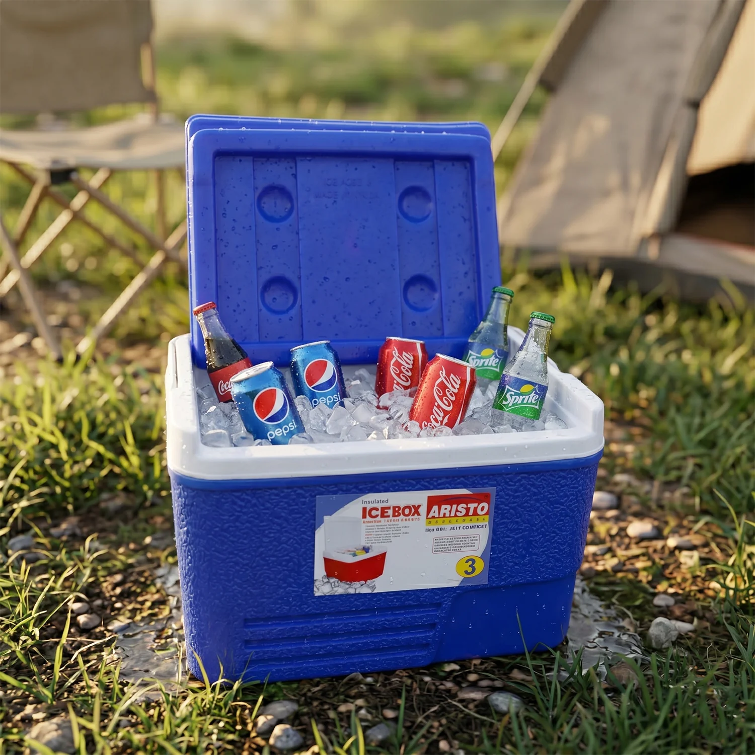 Heavy Duty Insulated Ice Box (1 Pc, Blue / 3Ltr) - Image 8