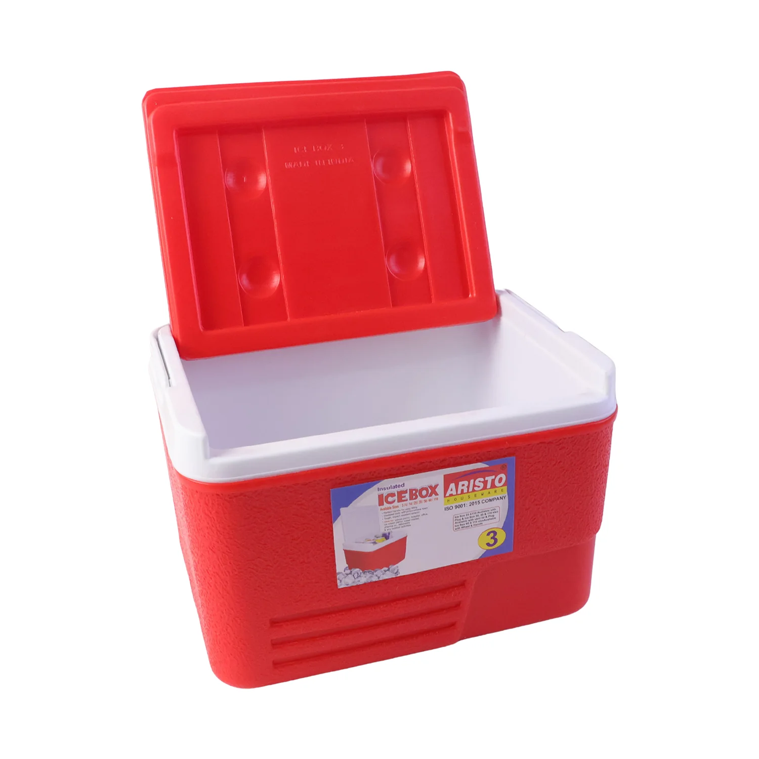 Heavy Duty Insulated Ice Box (1 Pc, Red / 3Ltr) - Image 5