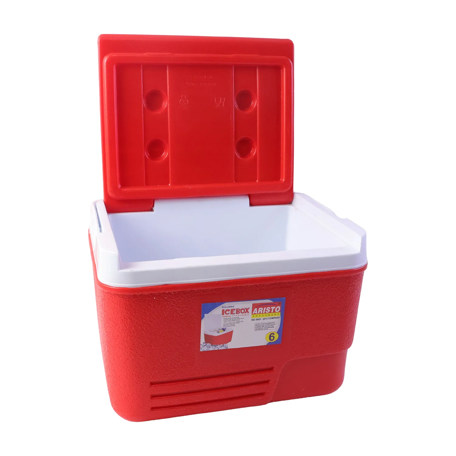 Heavy Duty Insulated Ice Box (1 Pc, Red / 6Ltr) - Image 5