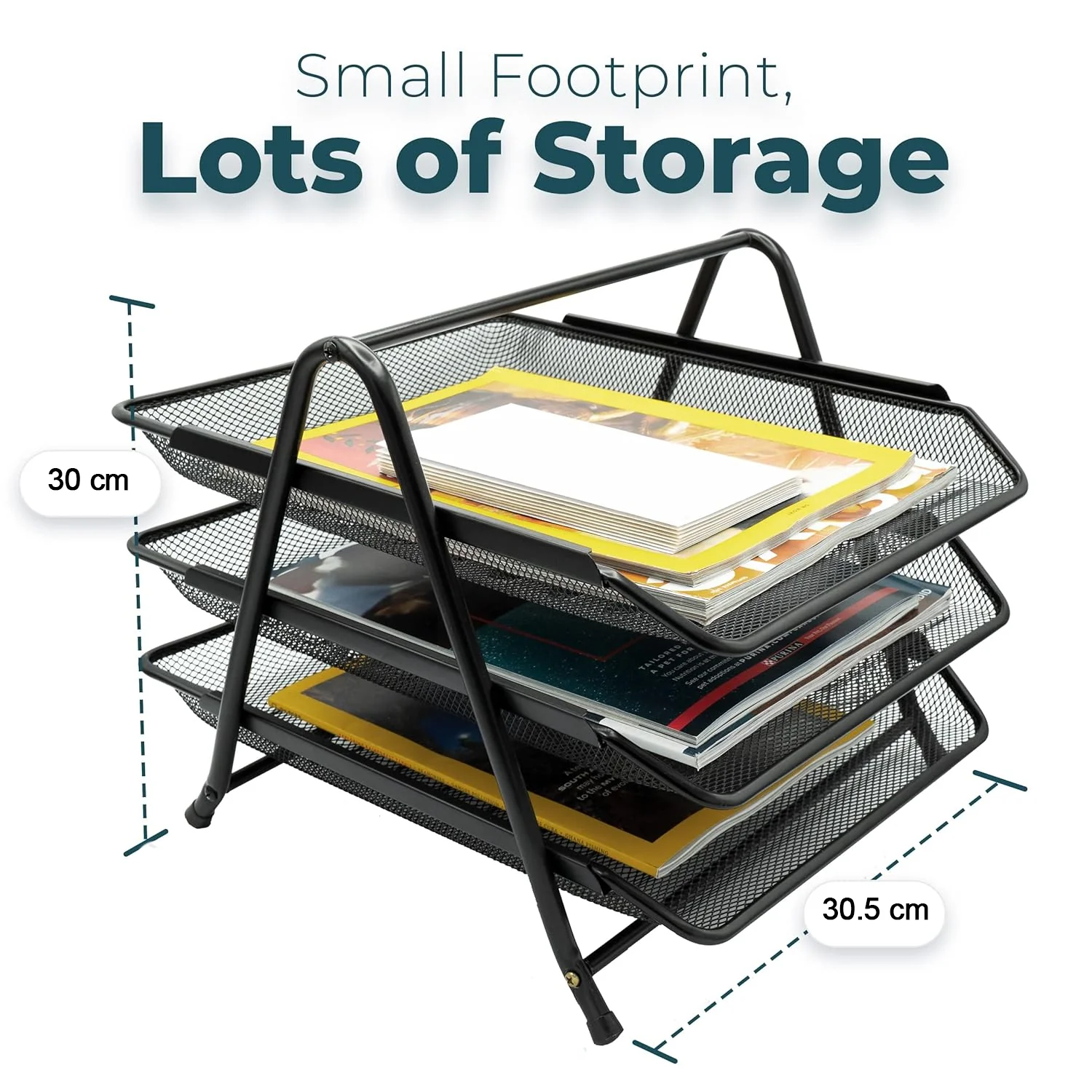 Heavy Duty Metal 3-Tier Multi Rack Stand – Durable Organizer Rack - Image 4