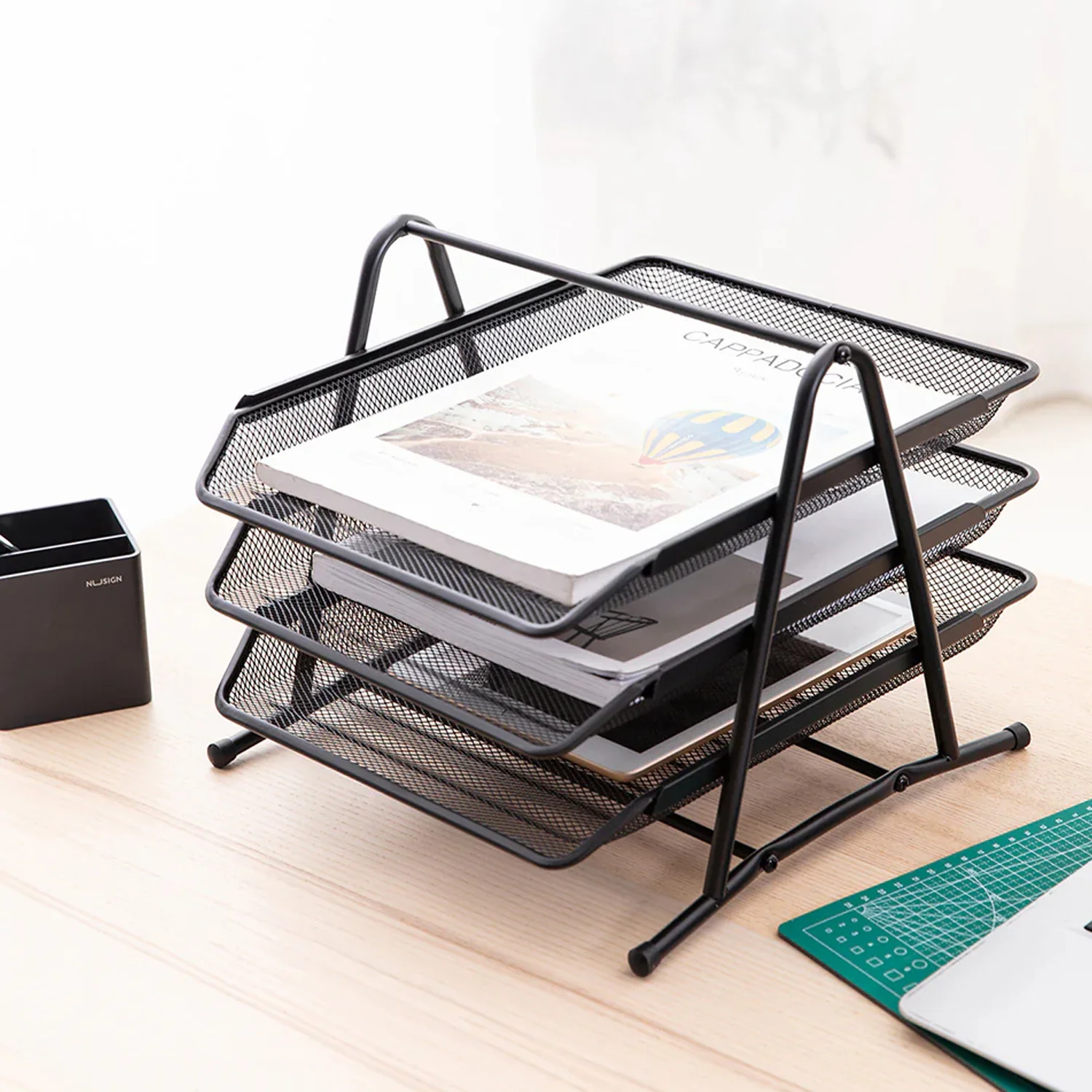 Heavy Duty Metal 3-Tier Multi Rack Stand – Durable Organizer Rack - Image 7