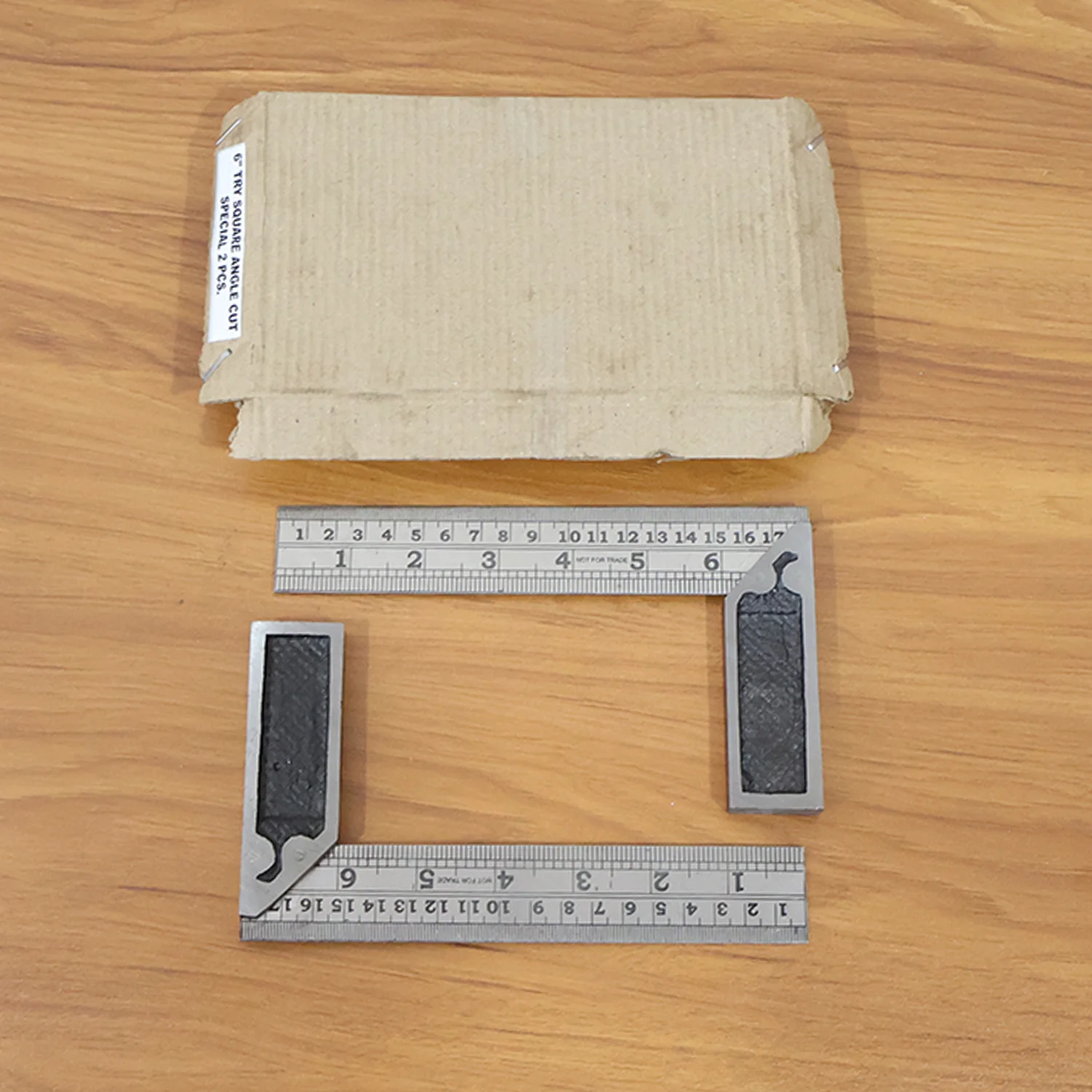 Heavy-Duty Metal Try Square Ruler Set (2 Pc) - Image 8