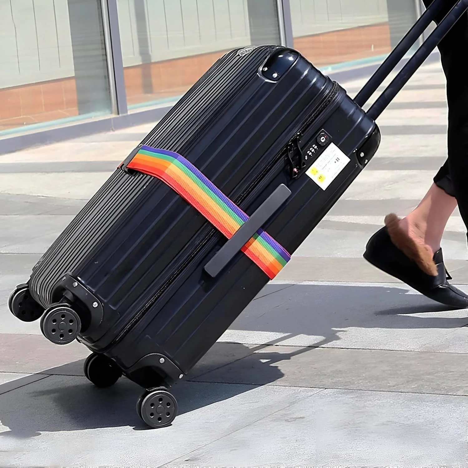 Heavy-Duty Rainbow Webbing with 3-Digit Code Lock - Image 7