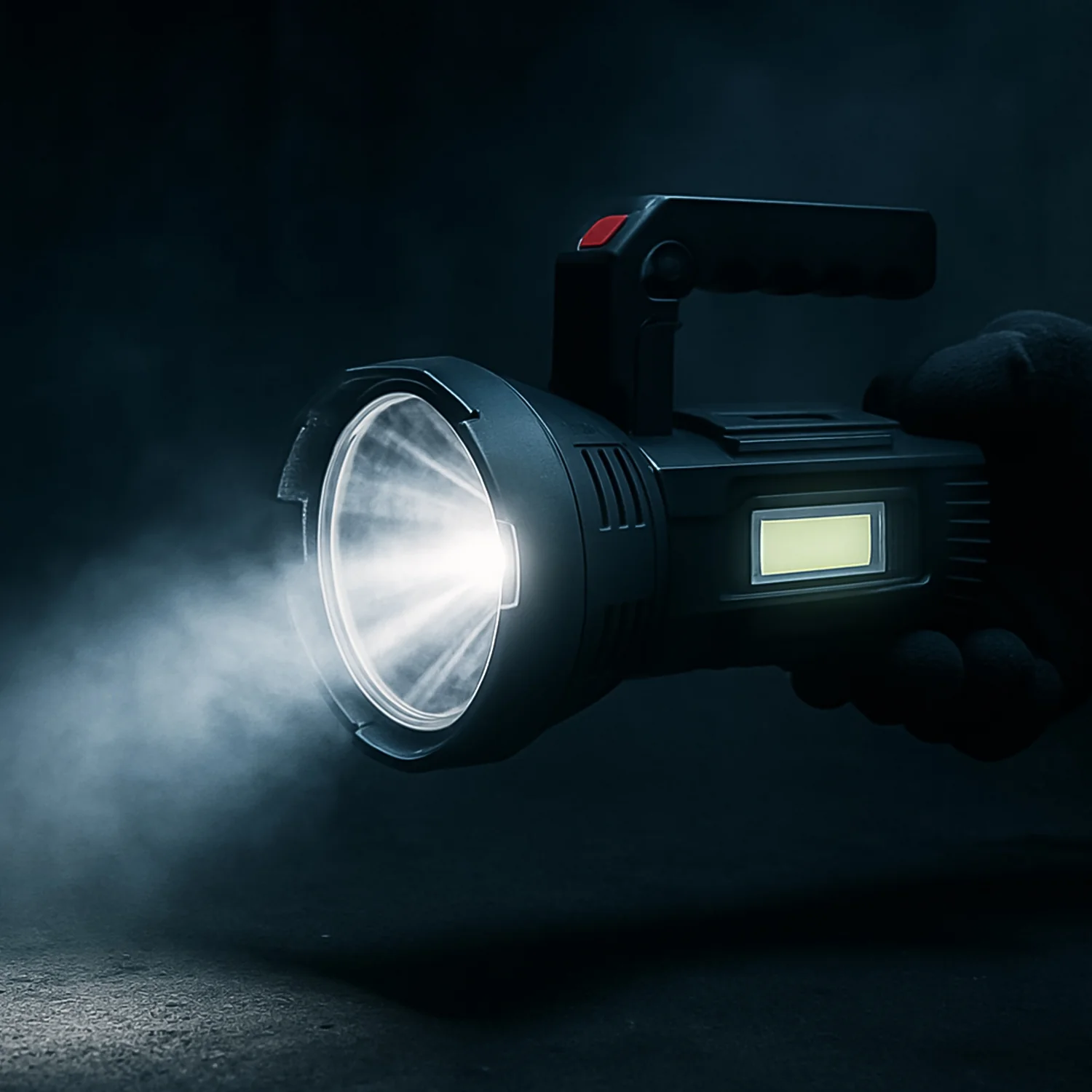 Heavy-Duty Rechargeable USB LED Hand Torch with COB Side Light (1 Pc) - Image 6