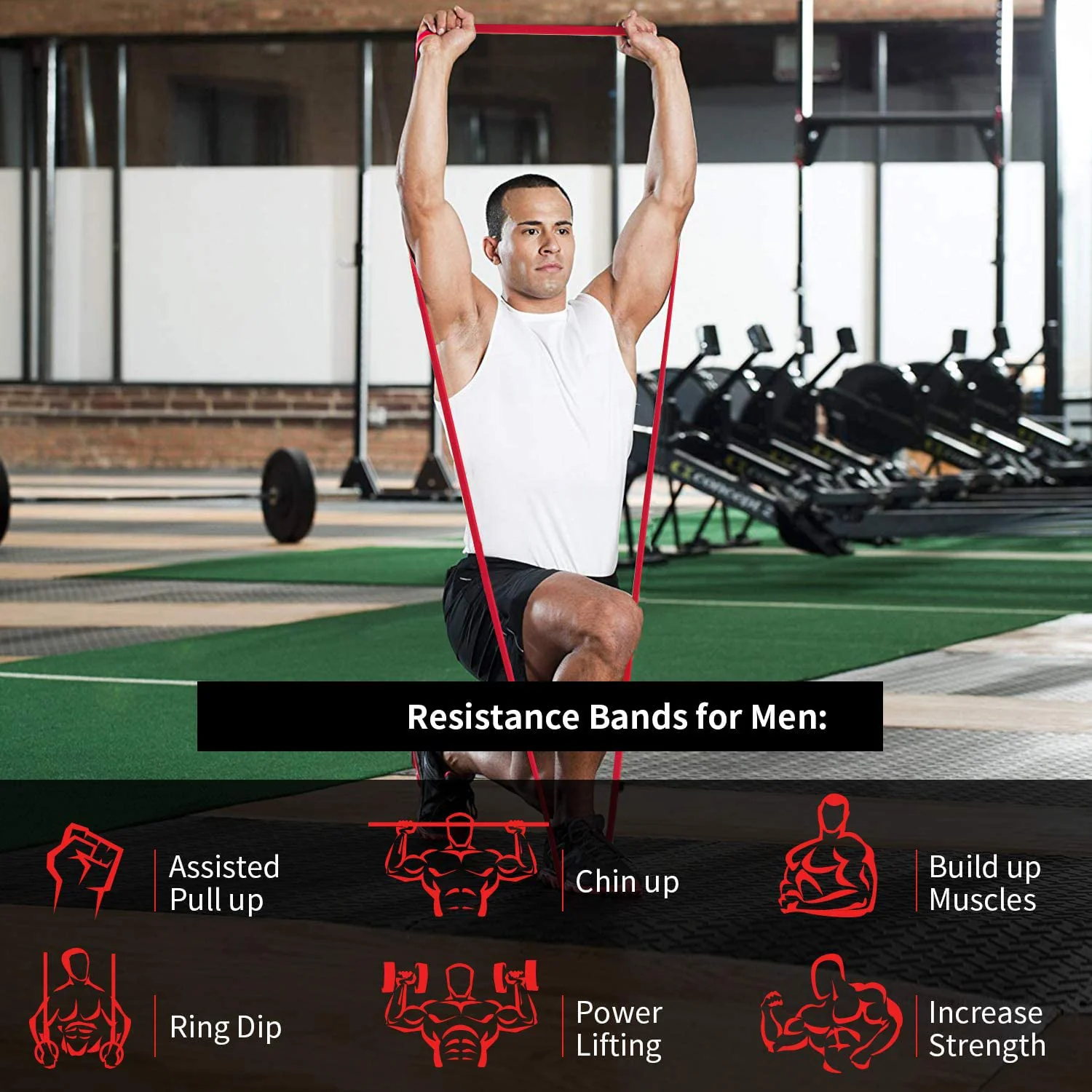 Heavy-Duty Resistance Exercise Band 2080×13 mm - Image 3