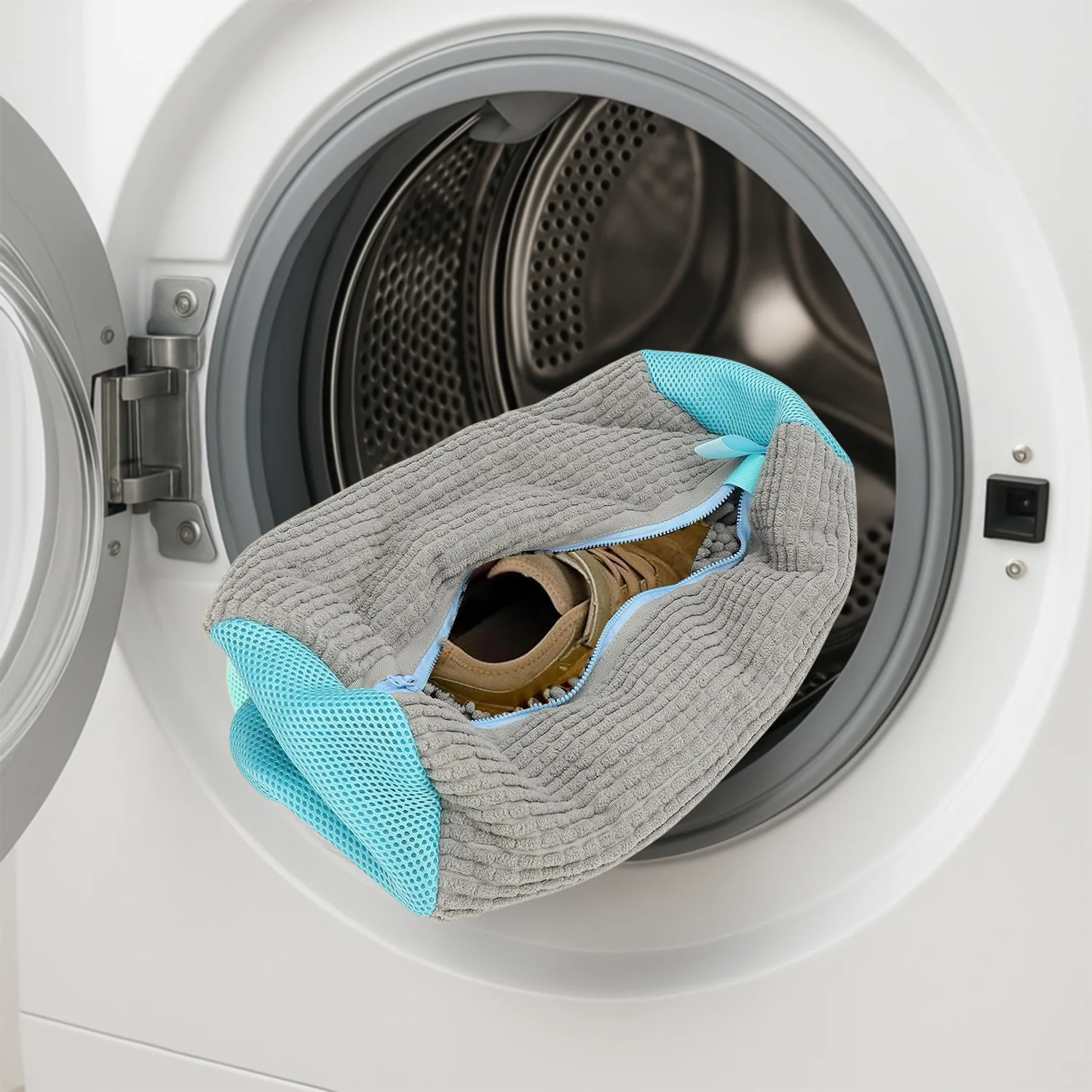 Heavy-Duty Reusable Shoe Washing Bag for Washing Machine (1 Pc) -01 - Image 3