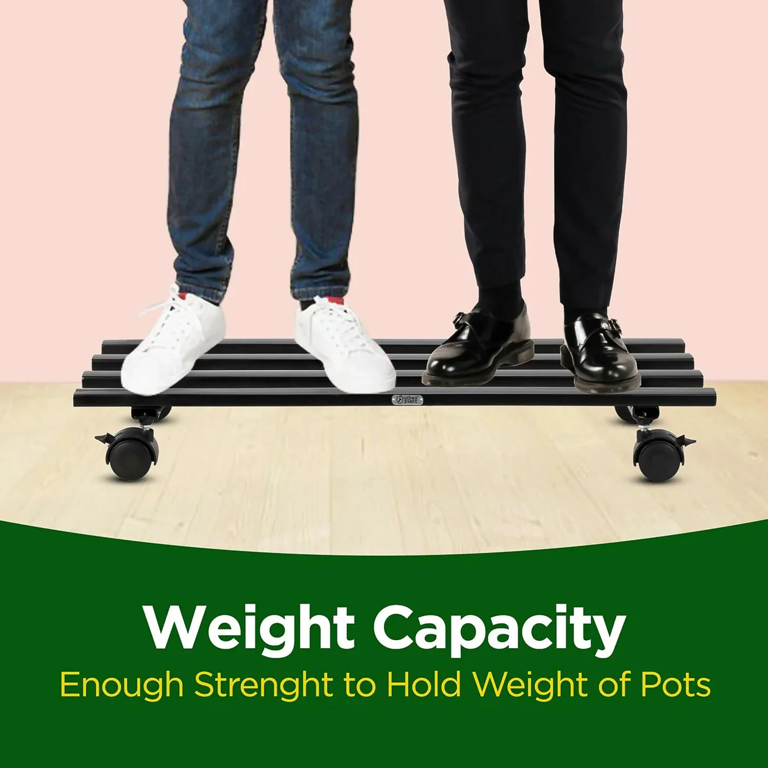 Heavy-Duty Rolling Metal Plant Stand – Mobile Garden Display Trolley - Image 3