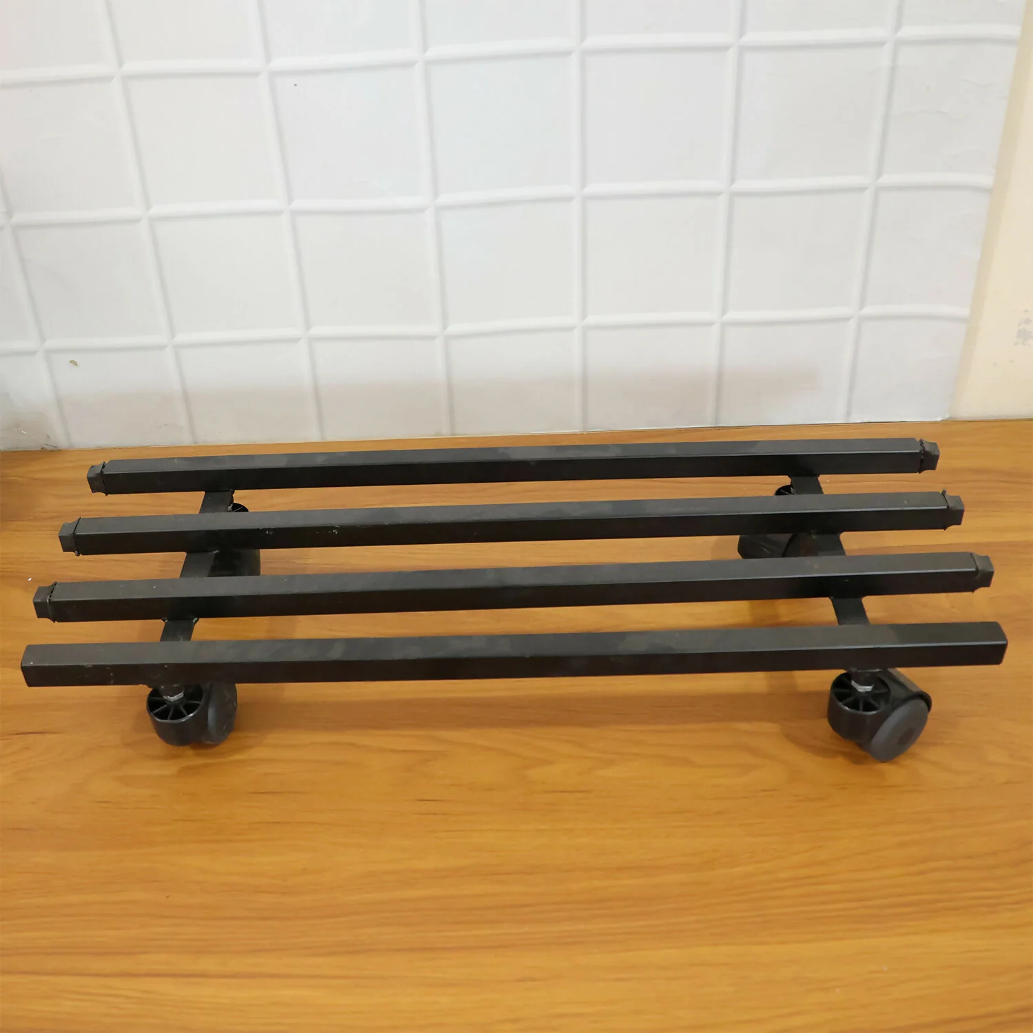 Heavy-Duty Rolling Metal Plant Stand – Mobile Garden Display Trolley - Image 8