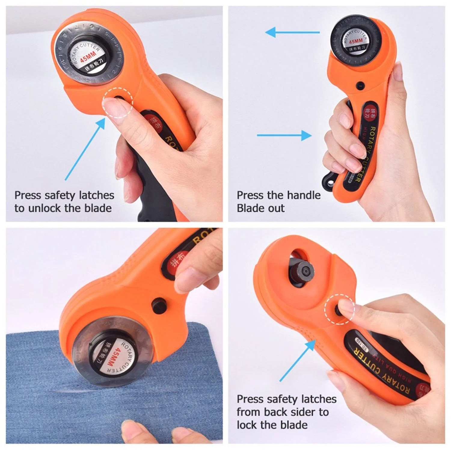 Heavy Duty Rotary Cutter 45mm Blade (1 Pc) - Image 6