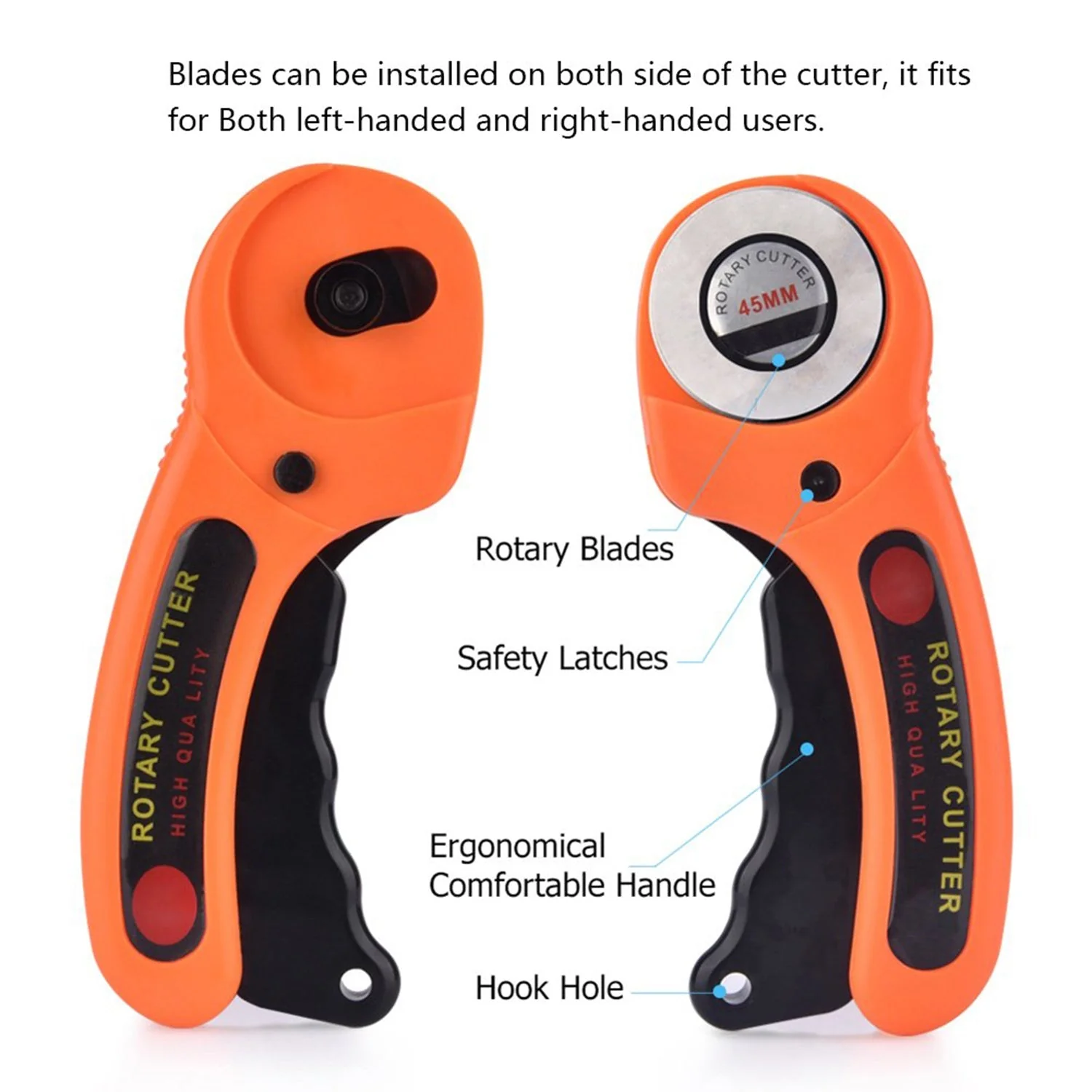 Heavy Duty Rotary Cutter 45mm Blade (1 Pc) - Image 8
