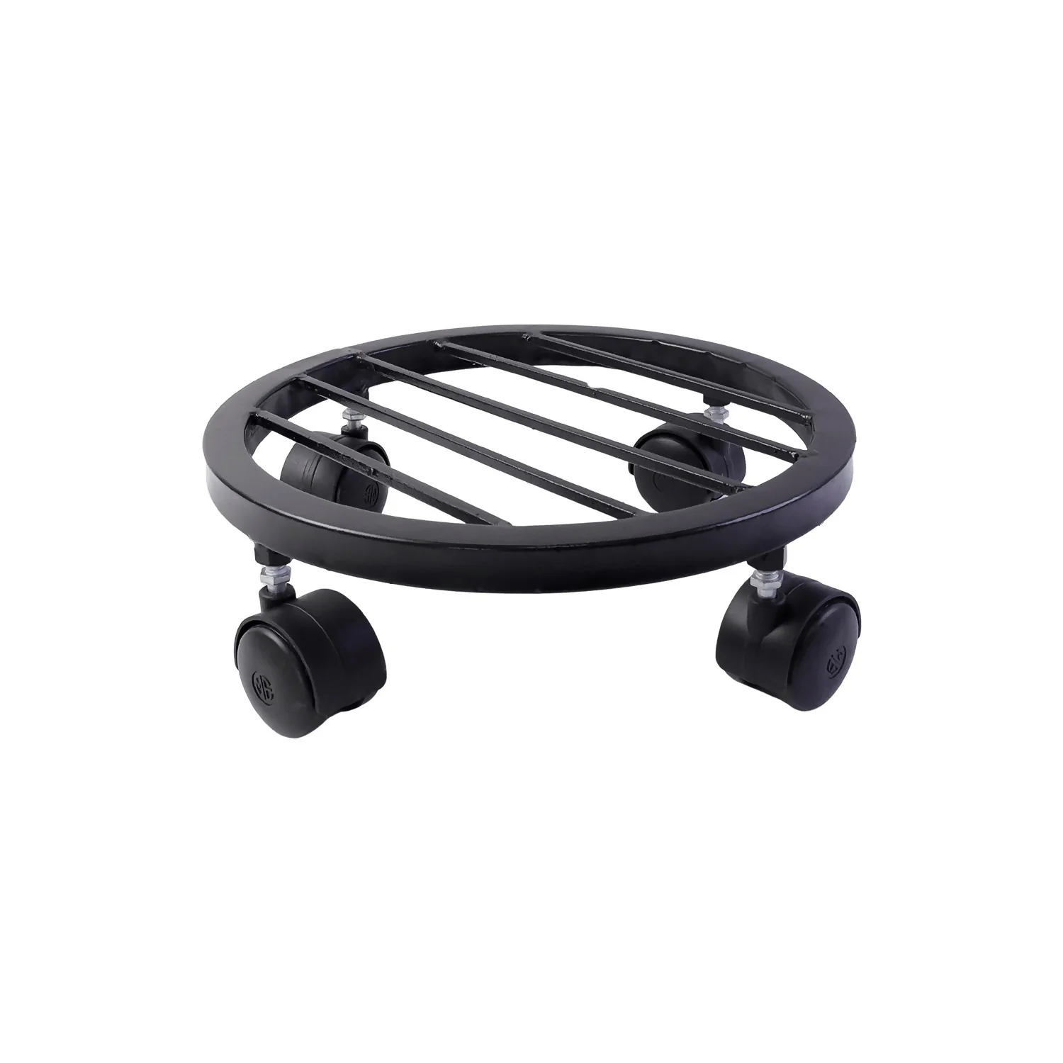 Heavy Duty Round Plant Pot Trolley with Wheels for Easy Movement - Image 5