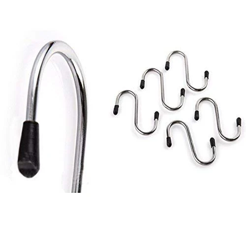 Heavy Duty S-Shaped Stainless Steel Hanging Hooks - 5 pcs - Image 3
