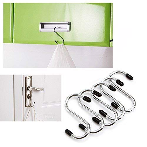 Heavy Duty S-Shaped Stainless Steel Hanging Hooks - 5 pcs - Image 5