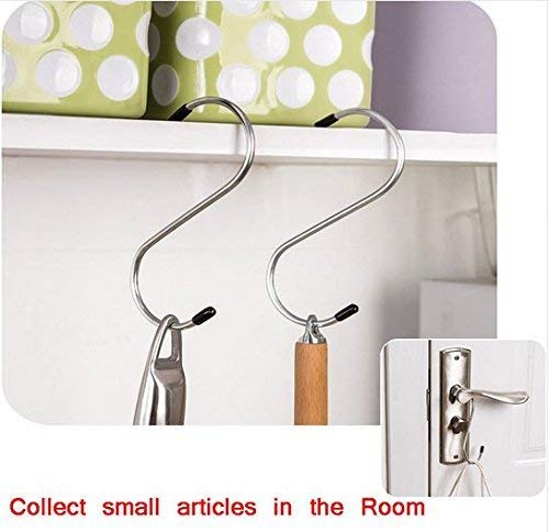 Heavy Duty S-Shaped Stainless Steel Hanging Hooks - 5 pcs - Image 6