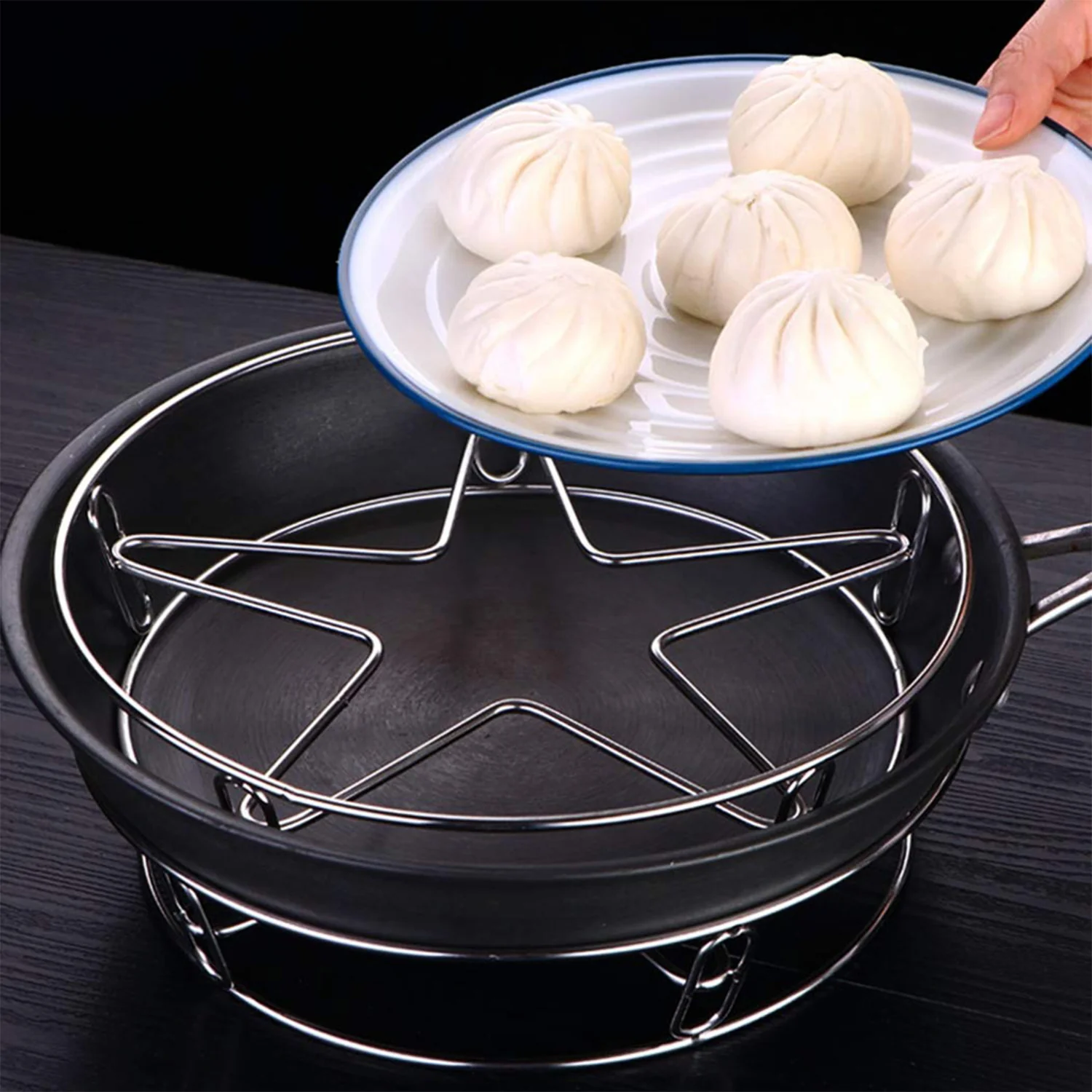 Heavy Duty Stainless Steel Gas Stove Stand (1 Pc) - Image 3