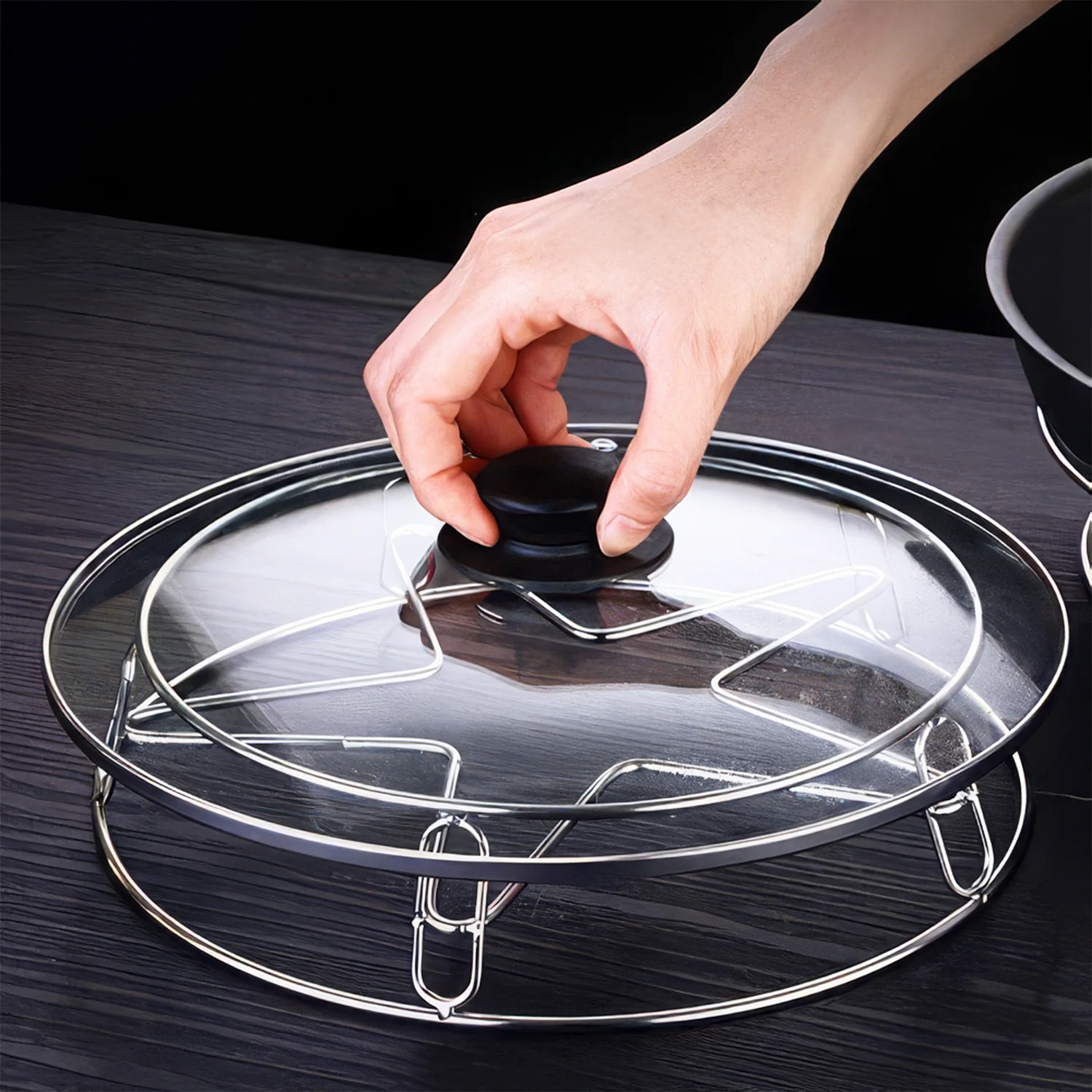 Heavy Duty Stainless Steel Gas Stove Stand (1 Pc) - Image 4