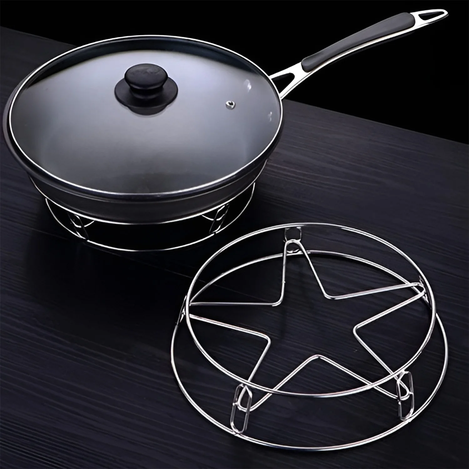 Heavy Duty Stainless Steel Gas Stove Stand (1 Pc) - Image 6
