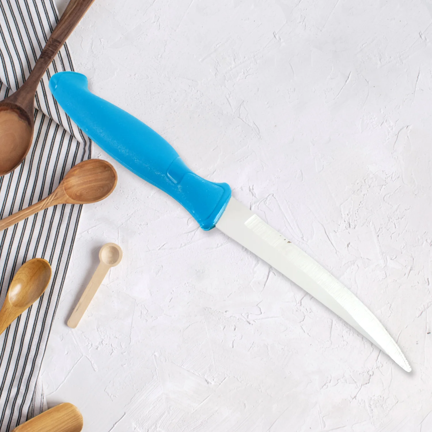 Heavy-Duty Stainless Steel Kitchen Knife with Ergonomic Handle (1 Pc) - Image 3