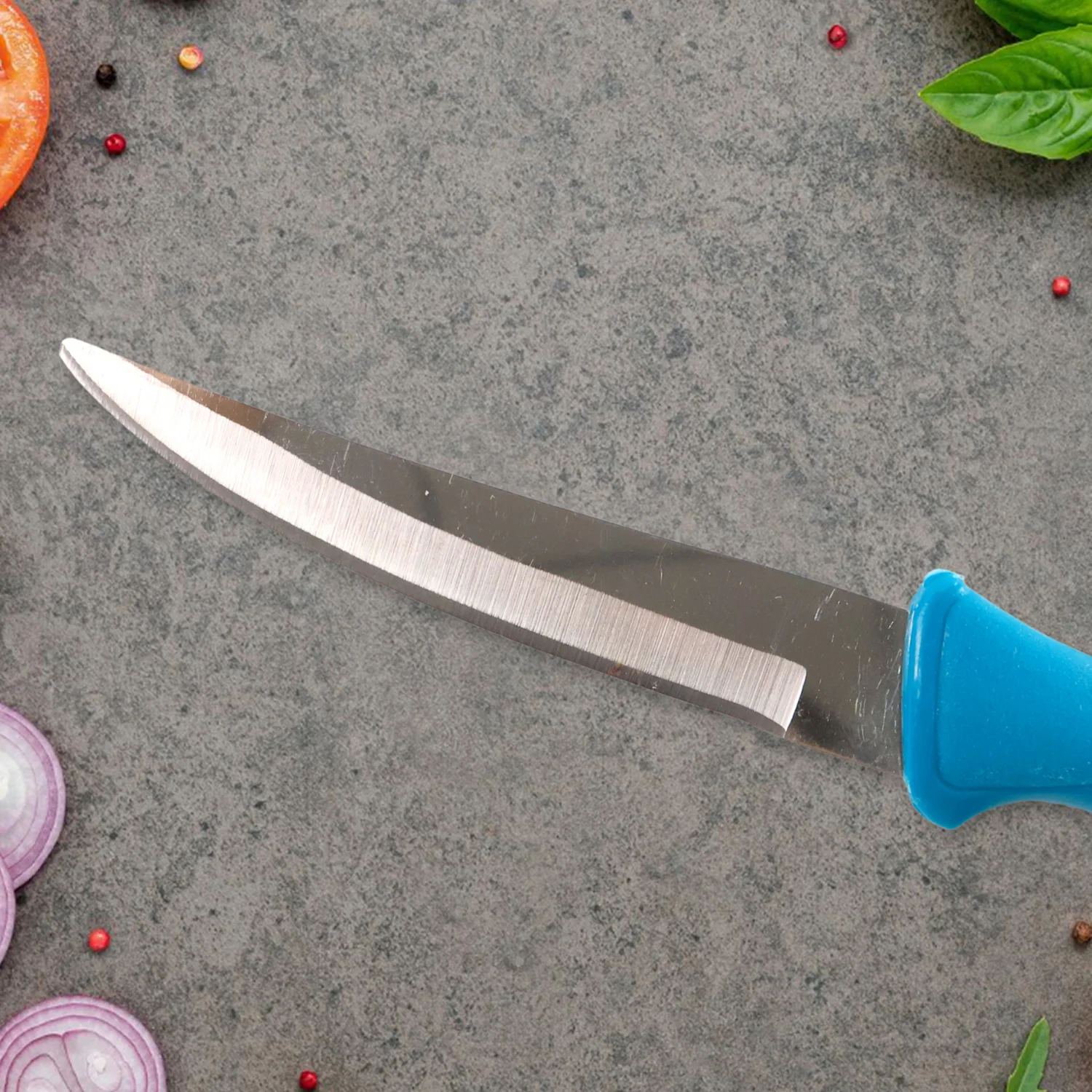 Heavy-Duty Stainless Steel Kitchen Knife with Ergonomic Handle (1 Pc) - Image 6