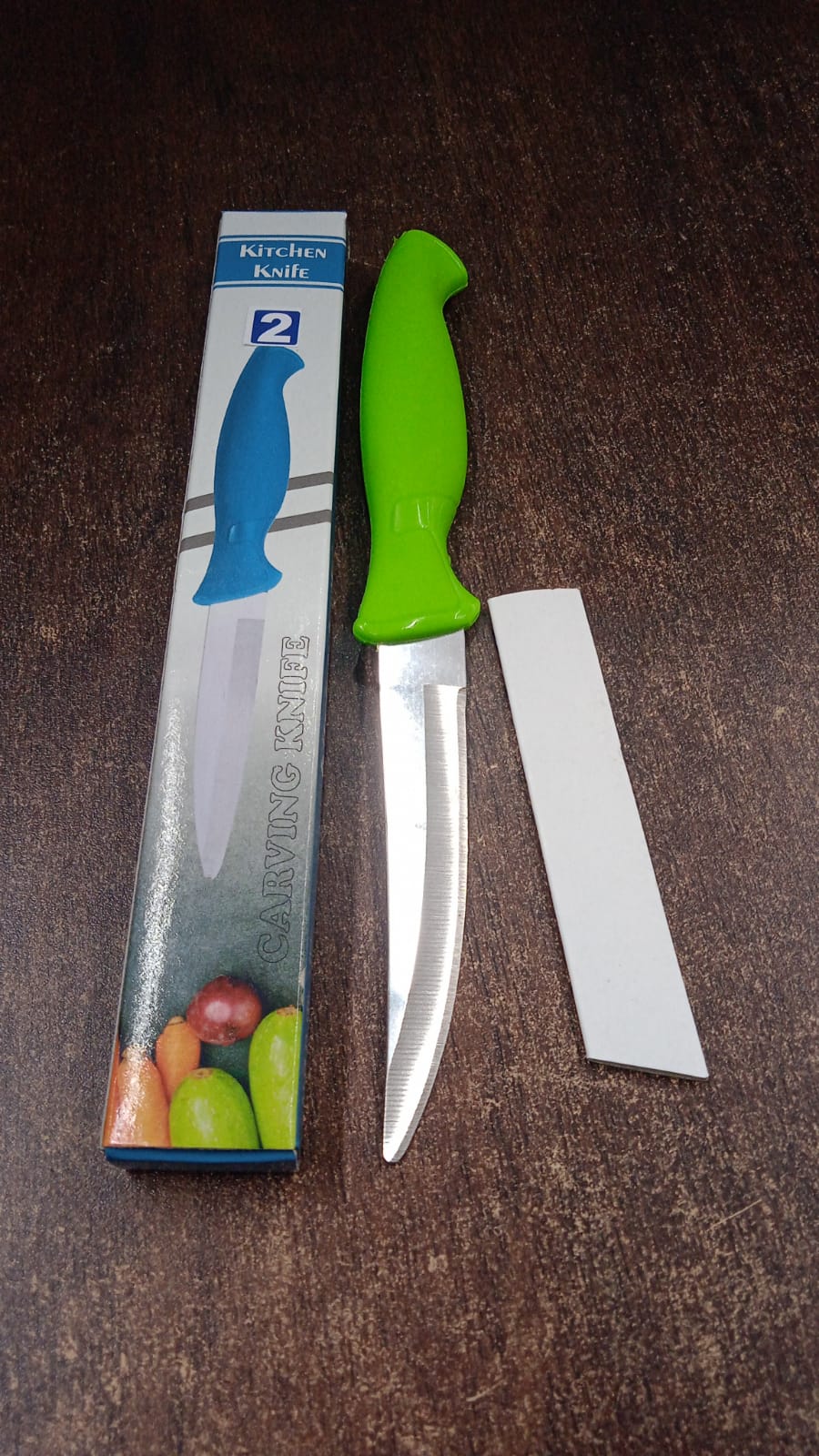 Heavy-Duty Stainless Steel Kitchen Knife with Ergonomic Handle (1 Pc) - Image 7
