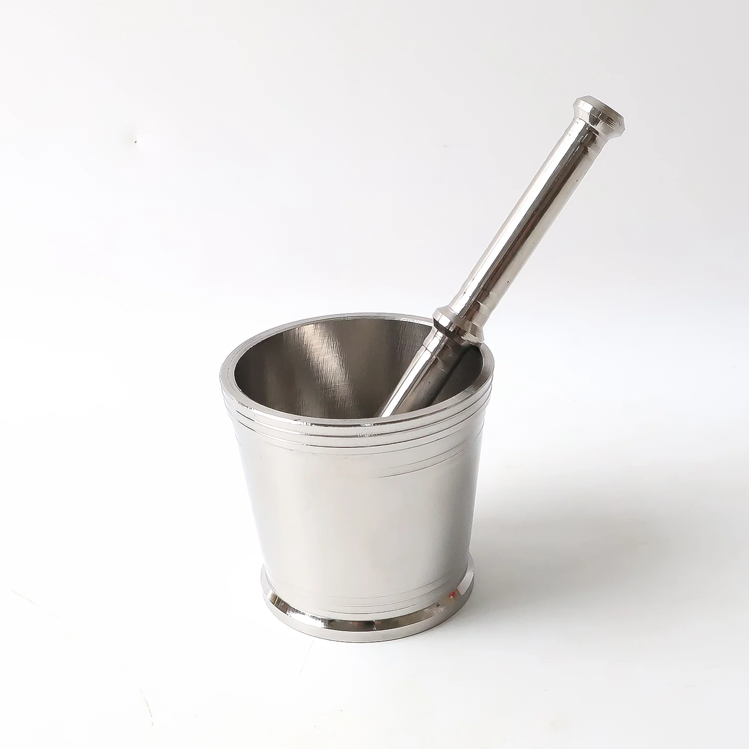 Heavy Duty Stainless Steel Mortar Pestle Set for Kitchen, Khalbatta Set (2 Pc Set) - Image 5