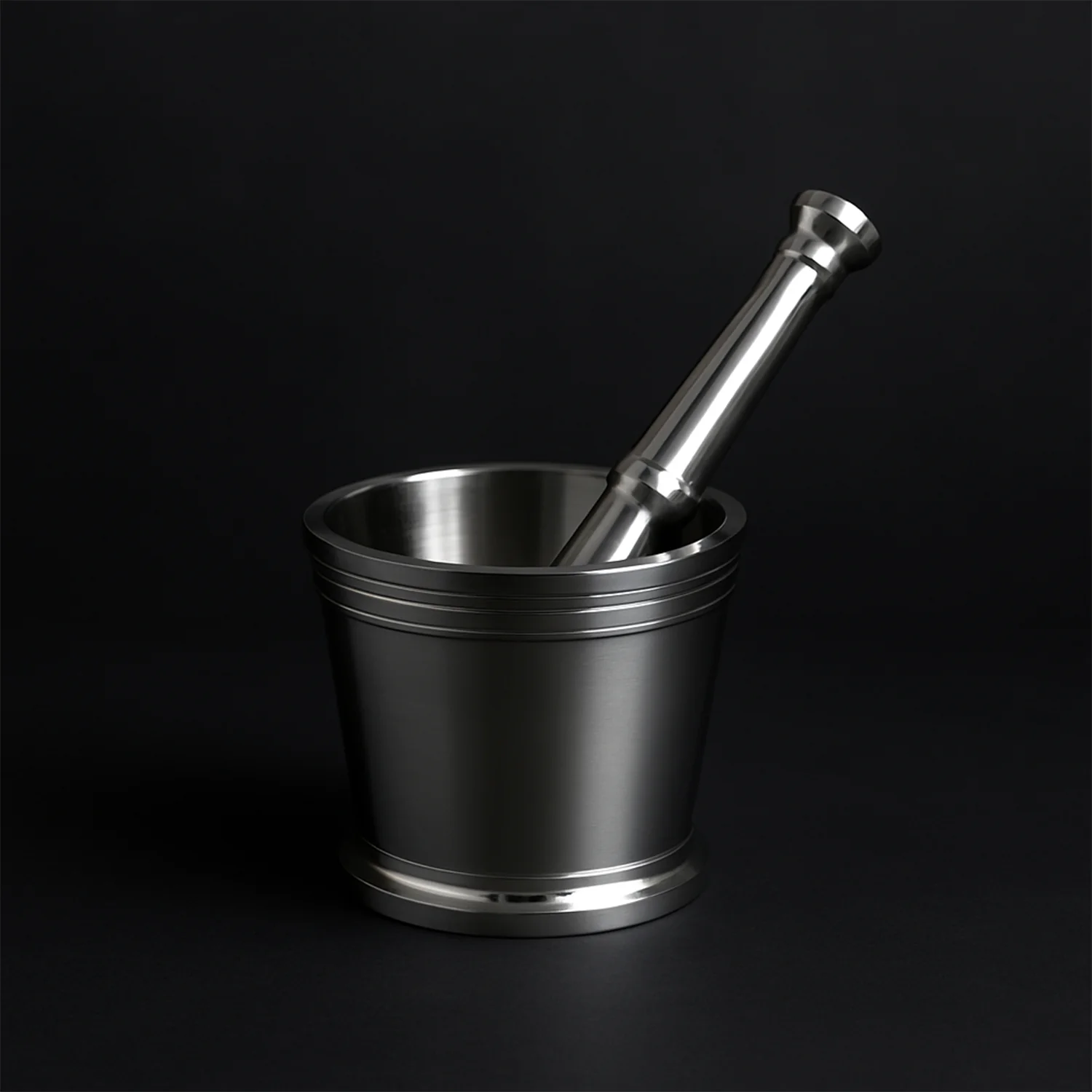 Heavy Duty Stainless Steel Mortar Pestle Set for Kitchen, Khalbatta Set (2 Pc Set) - Image 6