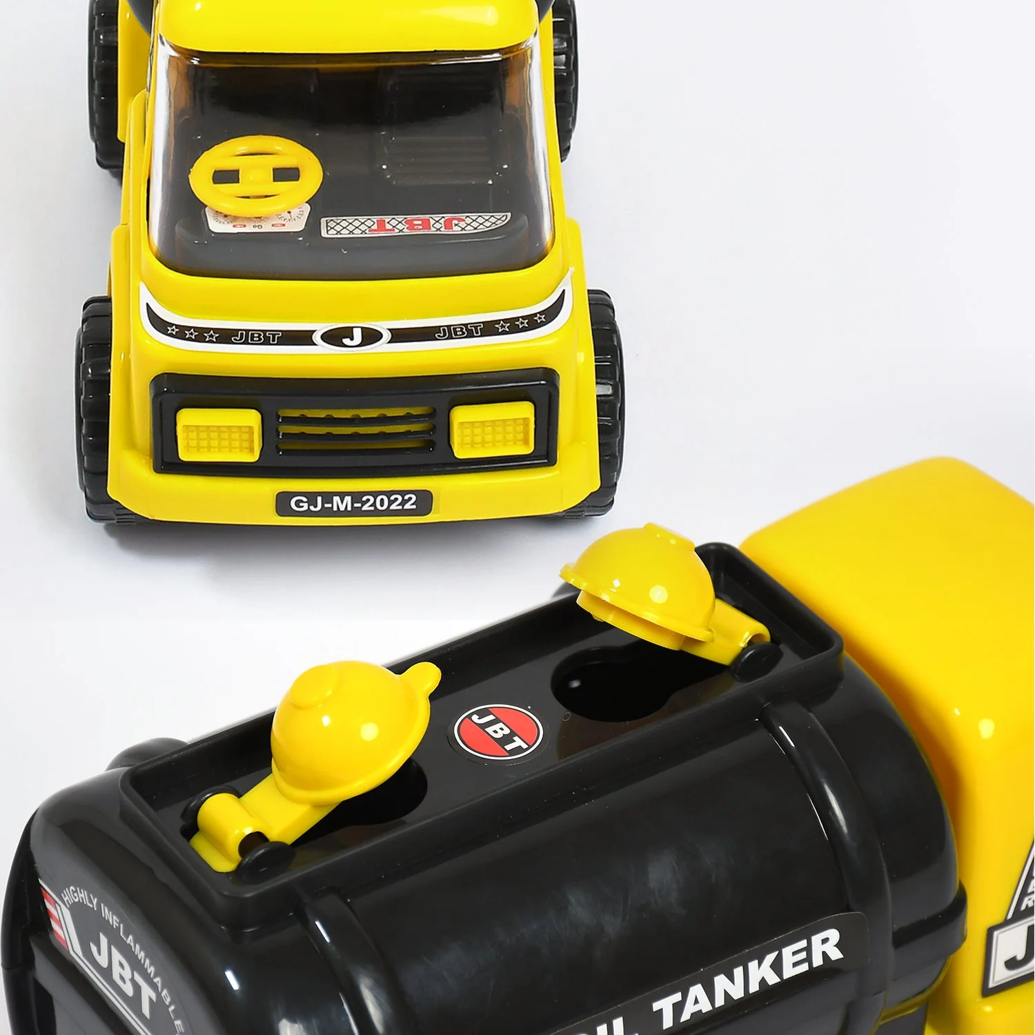 Big Heavy Duty Unbreakable Toy Truck with Sound | Friction Powered Oil-Water Tanker - Image 3