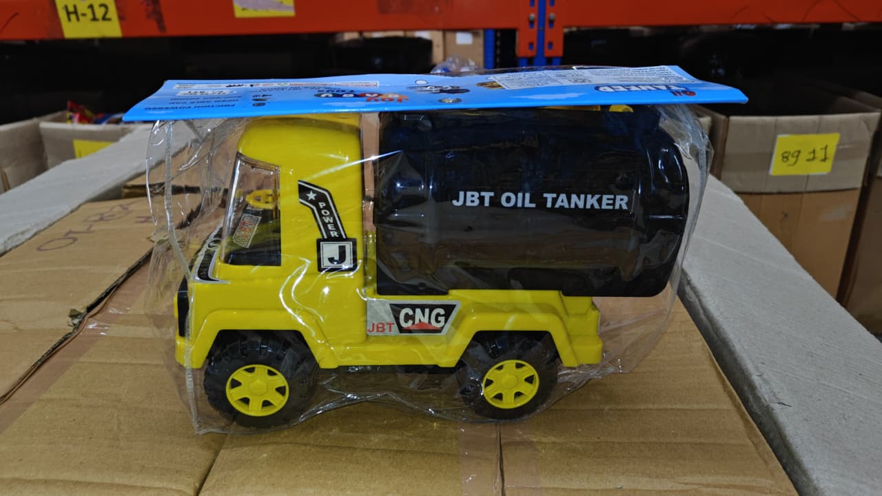 Big Heavy Duty Unbreakable Toy Truck with Sound | Friction Powered Oil-Water Tanker - Image 7
