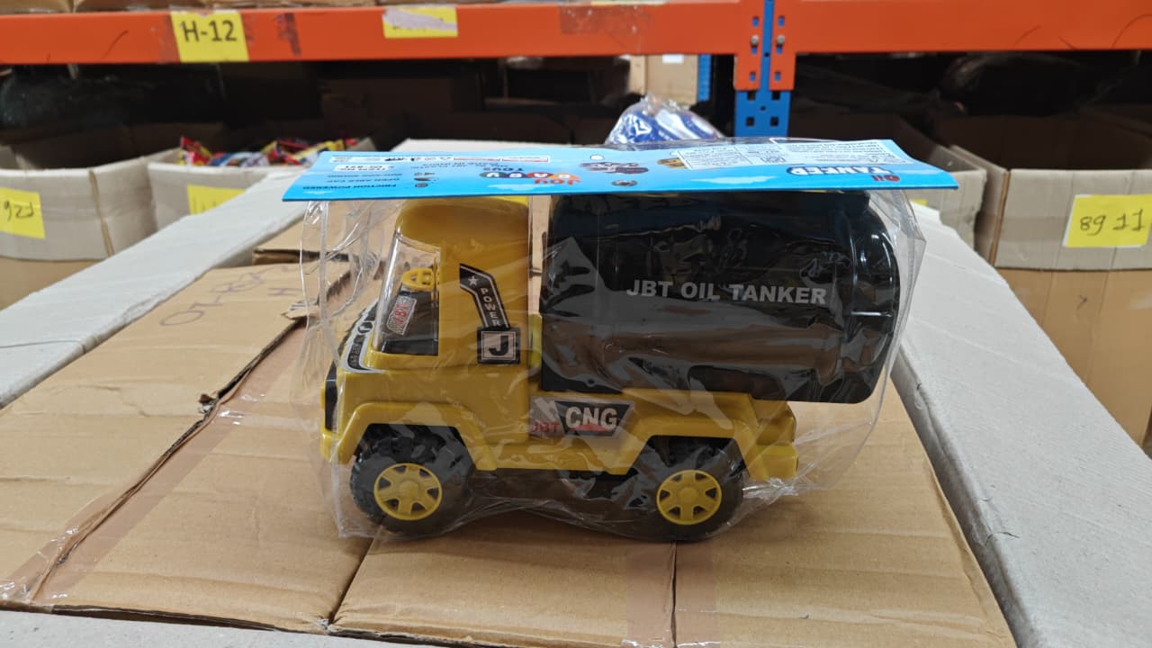 Big Heavy Duty Unbreakable Toy Truck with Sound | Friction Powered Oil-Water Tanker - Image 8
