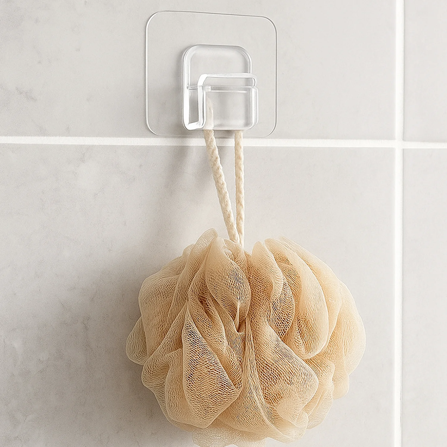Heavy-Duty Transparent Wall Hook with Seamless Adhesive Backing (1 Pc) - Image 6