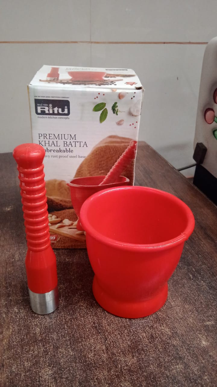Ritu Heavy Duty Unbreakable Plastic Khal Batta Set (2 Pcs Set) - Image 7