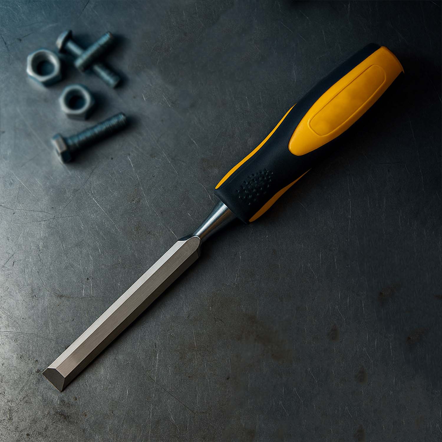 Heavy-Duty Woodworking Chisel with Ergonomic Handle (12mm / 1 Pc) - Image 3