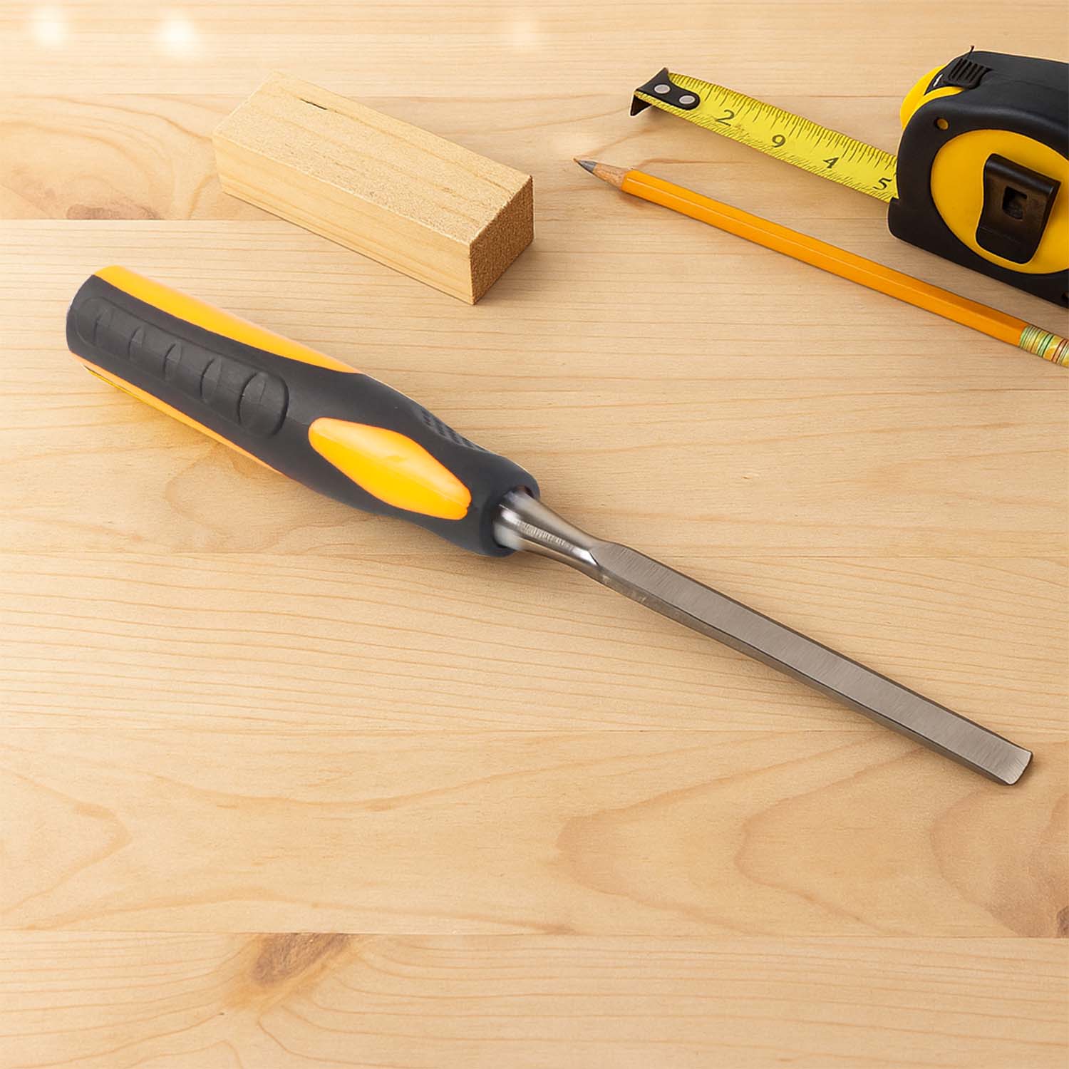 Heavy-Duty Woodworking Chisel with Ergonomic Handle (12mm / 1 Pc) - Image 7