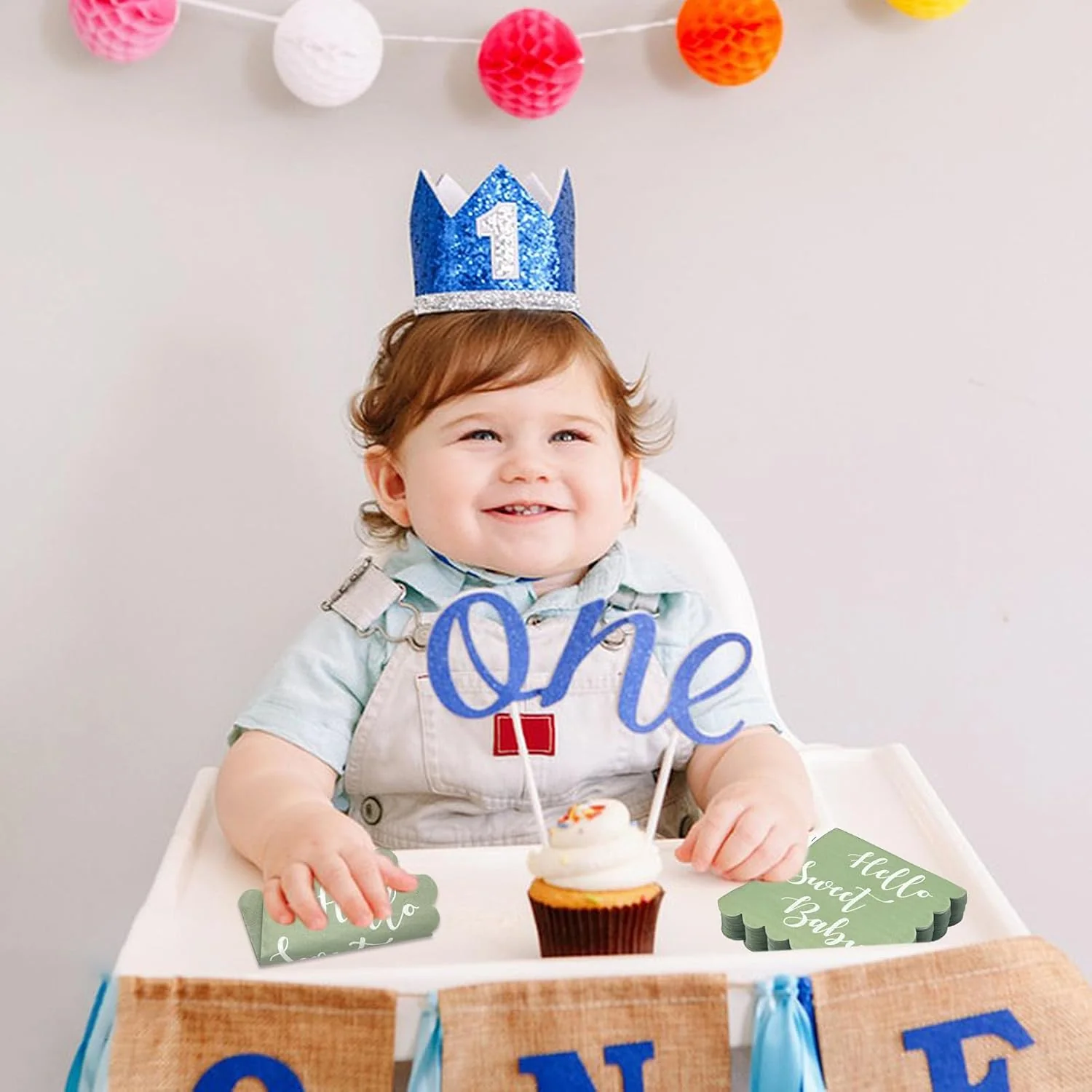 Hello Sweet Baby Party Paper Napkins (31 x 31 cm / 24 Pc) - Image 6