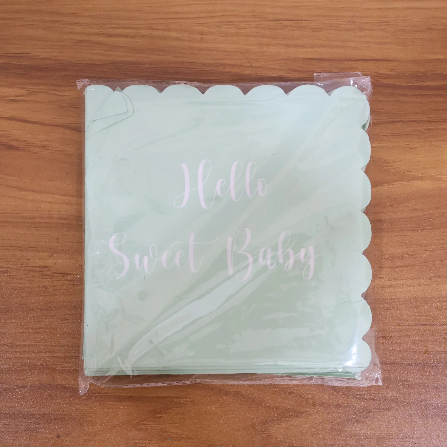 Hello Sweet Baby Party Paper Napkins (31 x 31 cm / 24 Pc) - Image 8