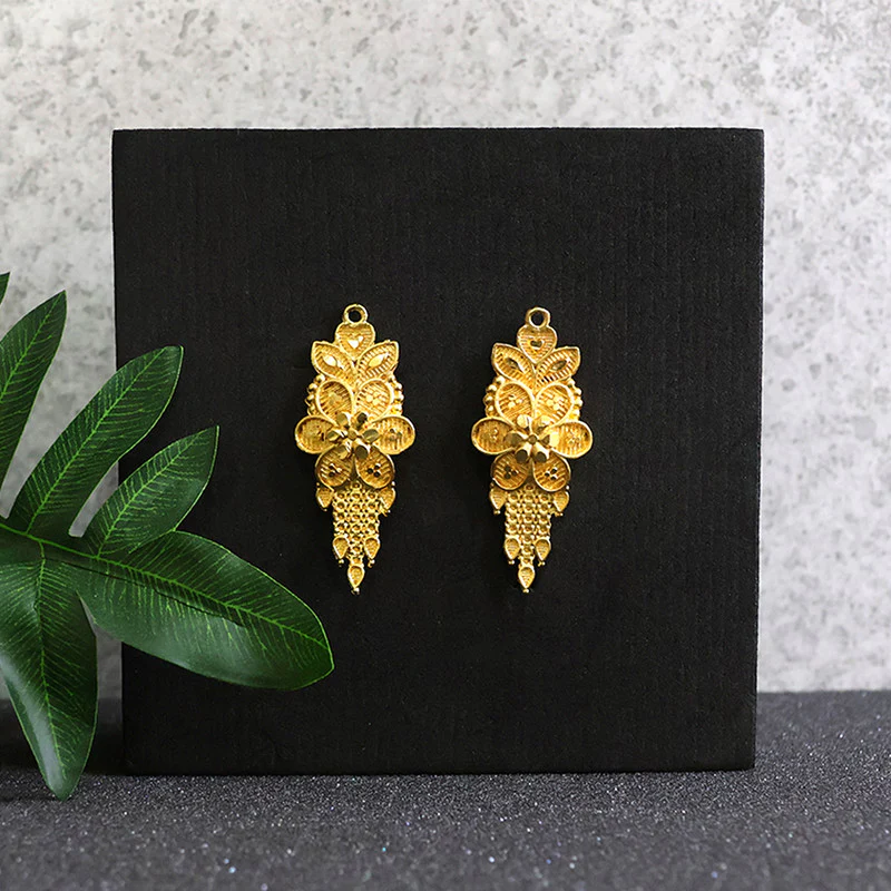 Heritage-Inspired Gold-Plated Long Necklace Set for Festive & Ceremony Wear - Image 3