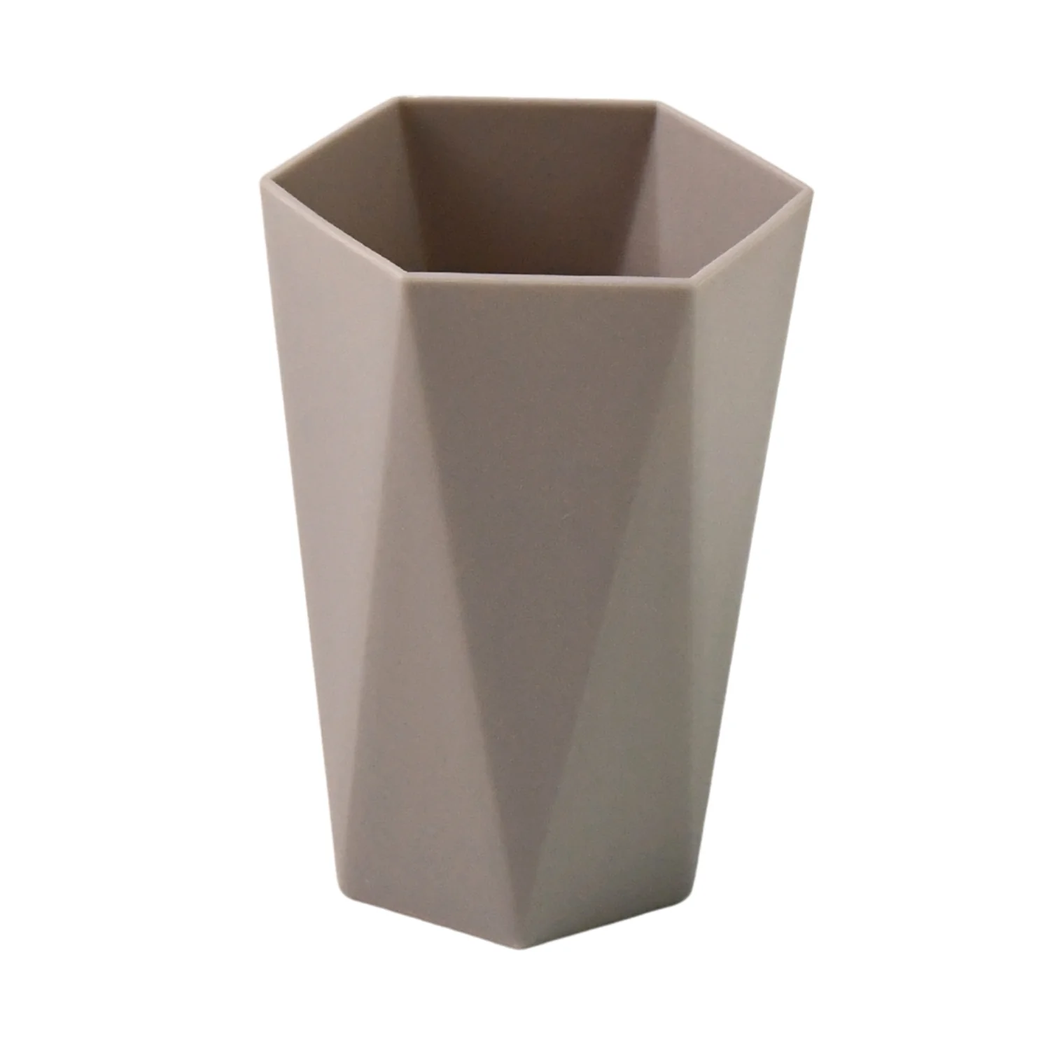 Hexagon Shape Small Plastic Drinking Glass (1 Pc) - Image 5