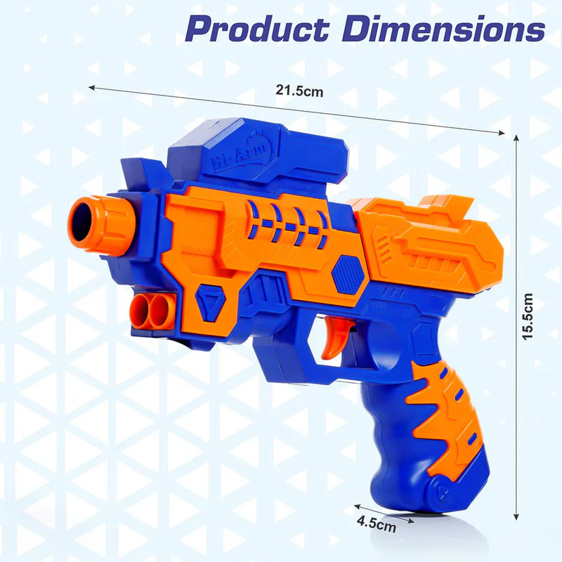 Hi-Arm Soft Bullet Gun with 10 Soft Bullets – High-Performance Toy Blaster for Kids - Image 5